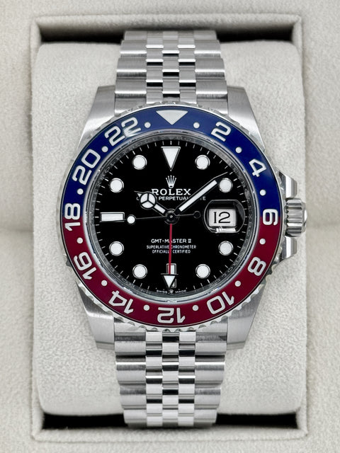 NEW 2024 Rolex GMT-Master II "Pepsi" 40mm 126710BLRO Jubilee (STICKERED)