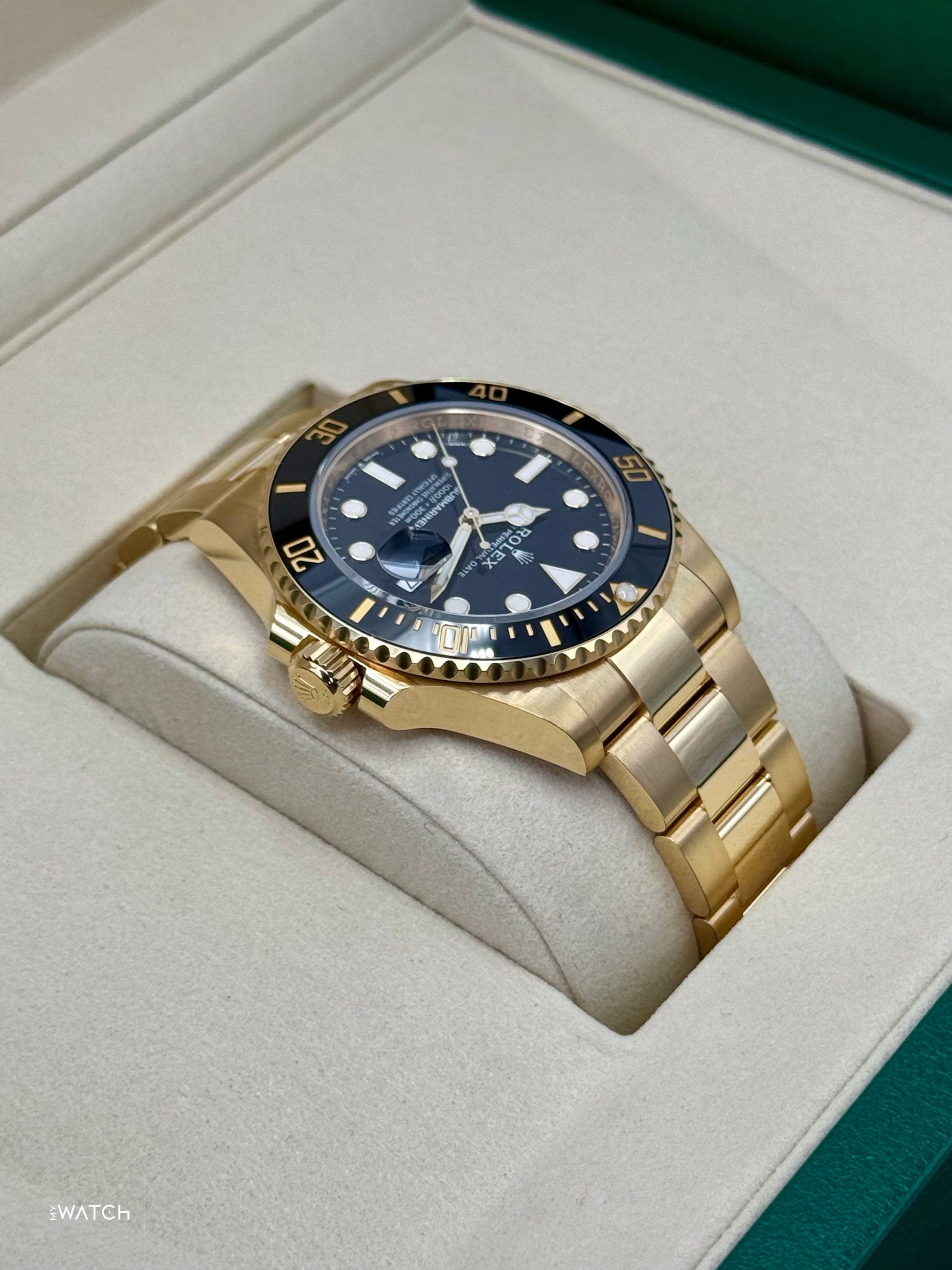NEW 2025 Rolex Submariner 41mm 126618LN Yellow Gold Black Dial - MyWatchLLC