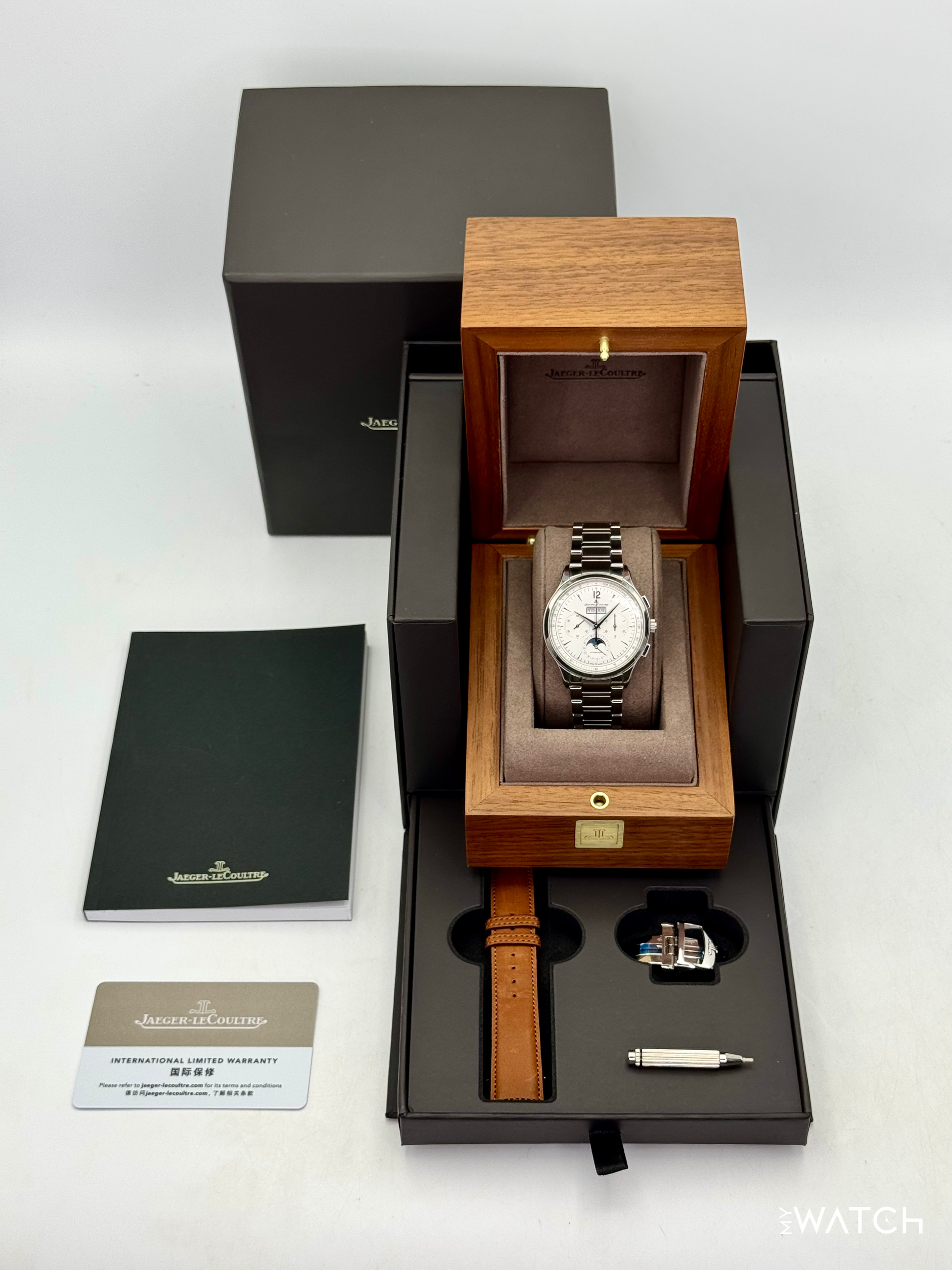 2025 Jaeger-LeCoultre Master Control 40mm Q413813J Stainless Steel White Dial - MyWatchLLC