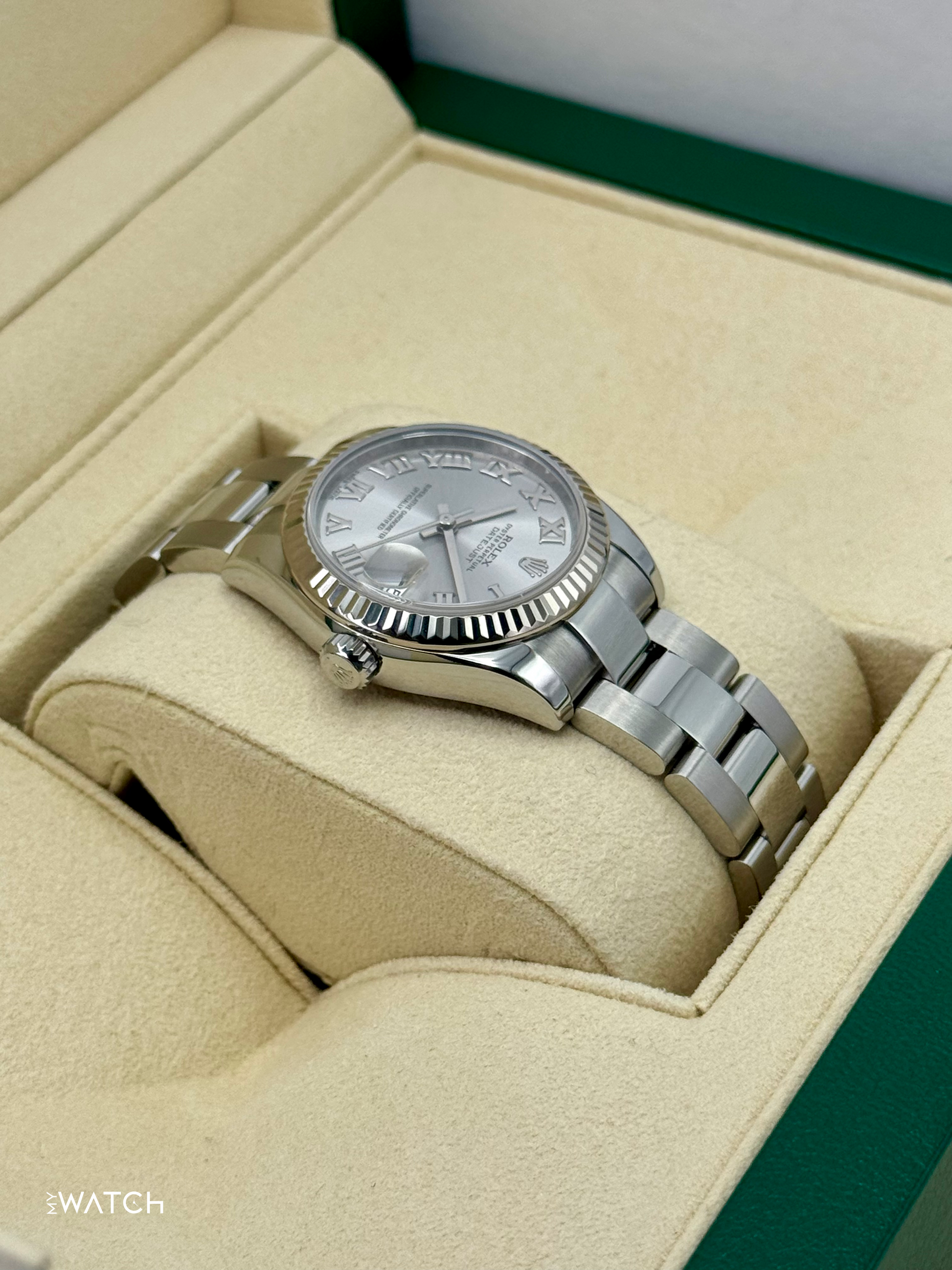 2015 Rolex Datejust 31mm 178274 Stainless Steel Oyster Silver Dial - MyWatchLLC