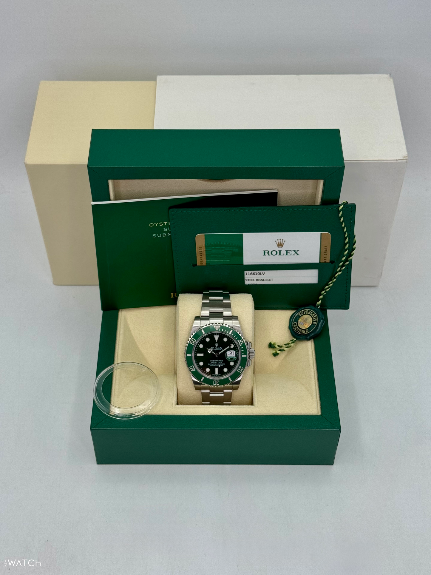 2015 Rolex Submariner "Hulk" 40mm 116610LV Green Dial - MyWatchLLC