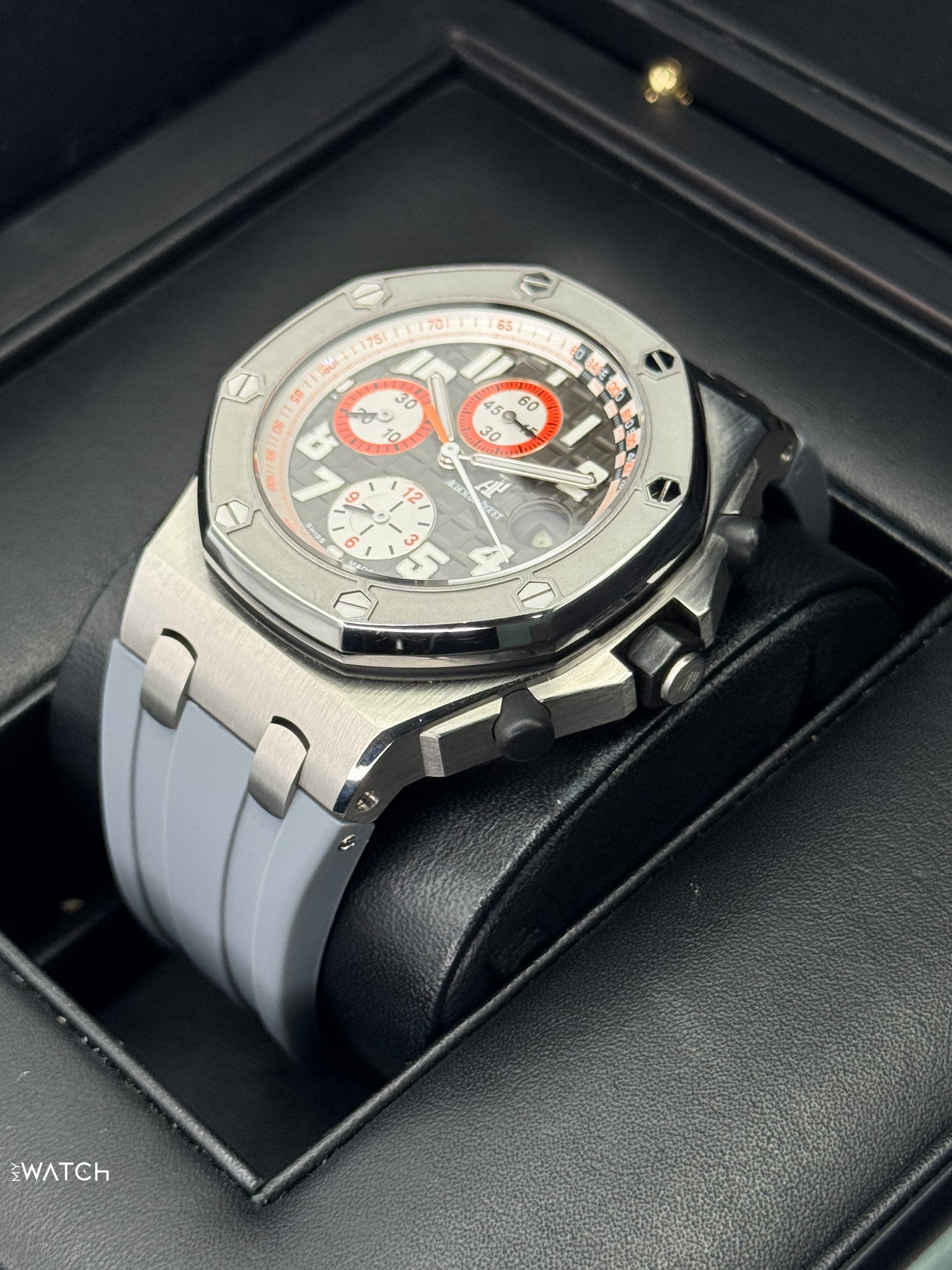 2012 Audemars Piguet Royal Oak Offshore Chrono 42mm 26175ST Grey Dial - MyWatchLLC