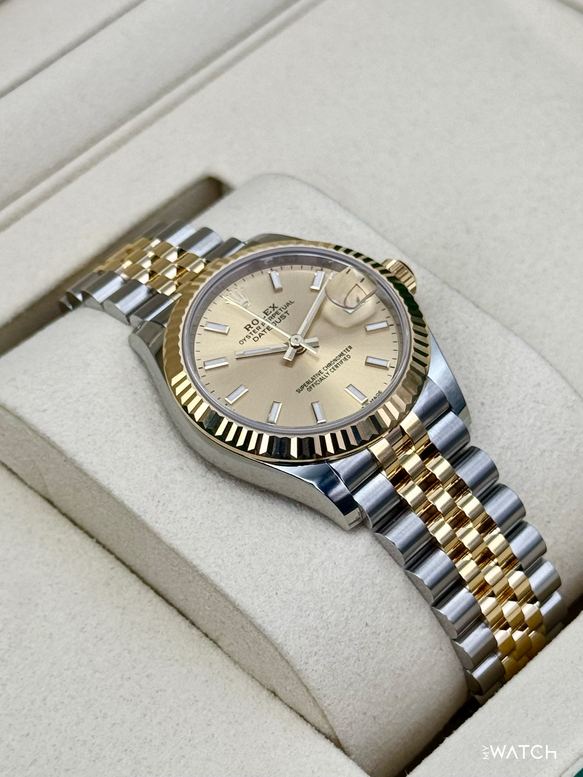 NEW 2026 Rolex Datejust 31mm 278273 Two-Tone Jubilee Champagne Dial - MyWatchLLC