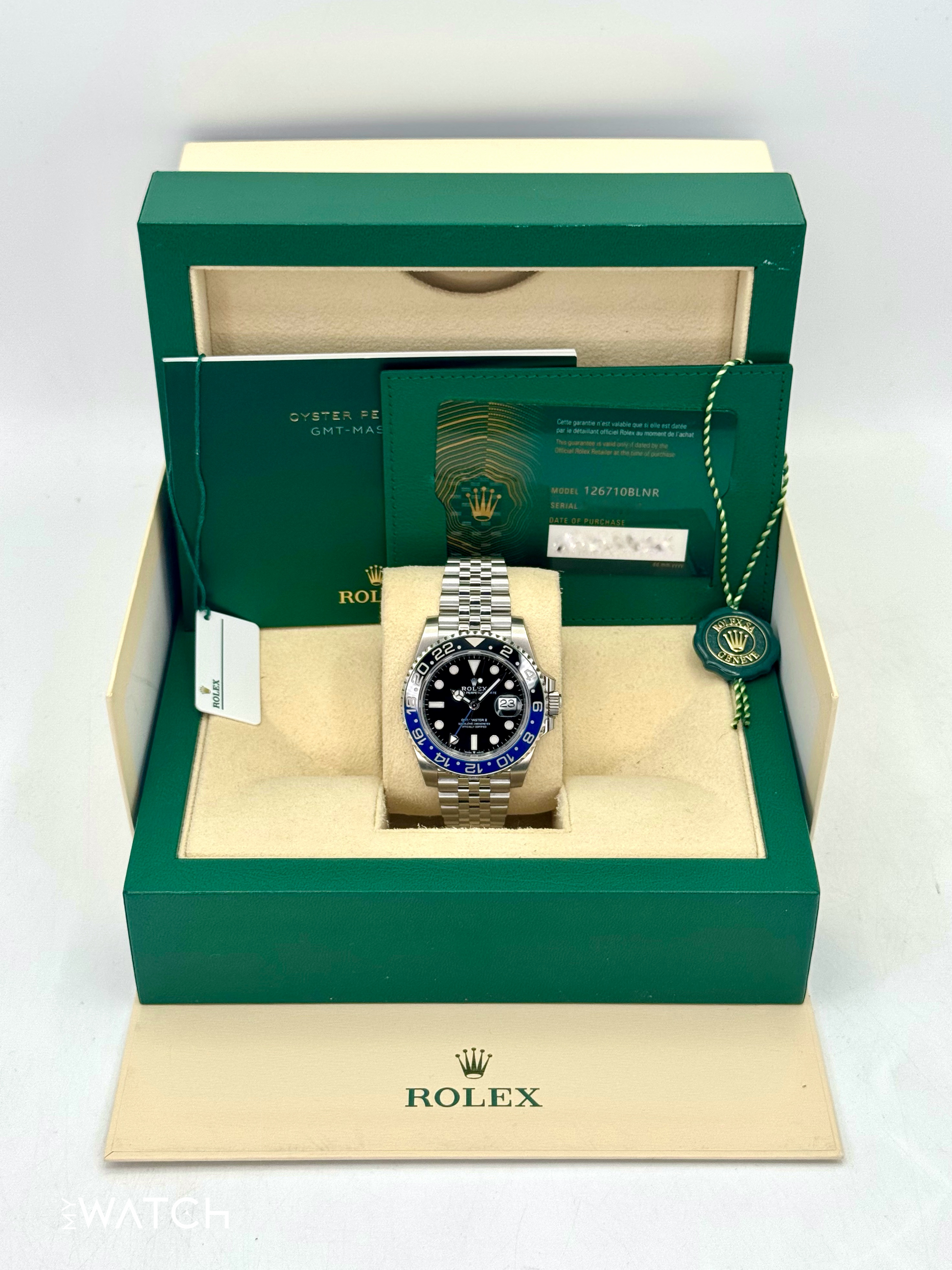 2022 Rolex GMT-Master II "Batgirl" 40mm 126710BLNR Jubilee - MyWatchLLC