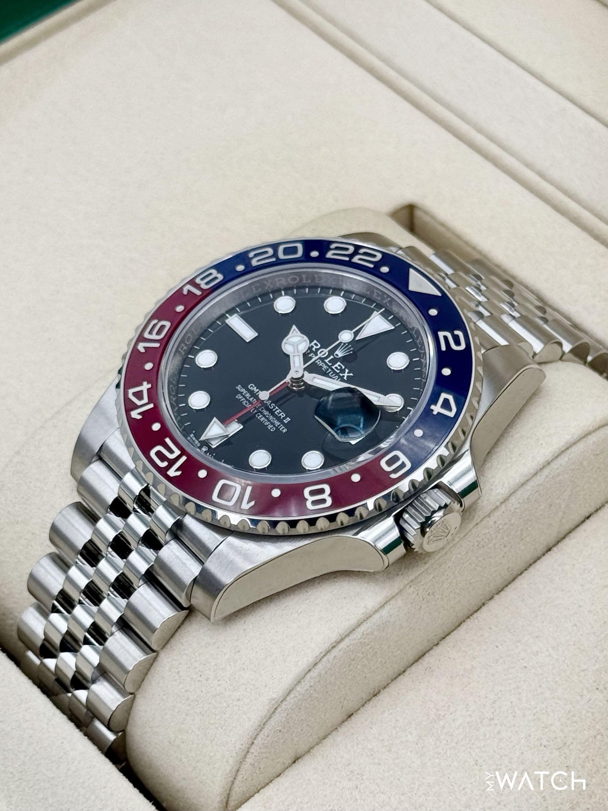 NEW 2026 Rolex GMT-Master II "Pepsi" 40mm 126710BLRO Jubilee (STICKERED) - MyWatchLLC