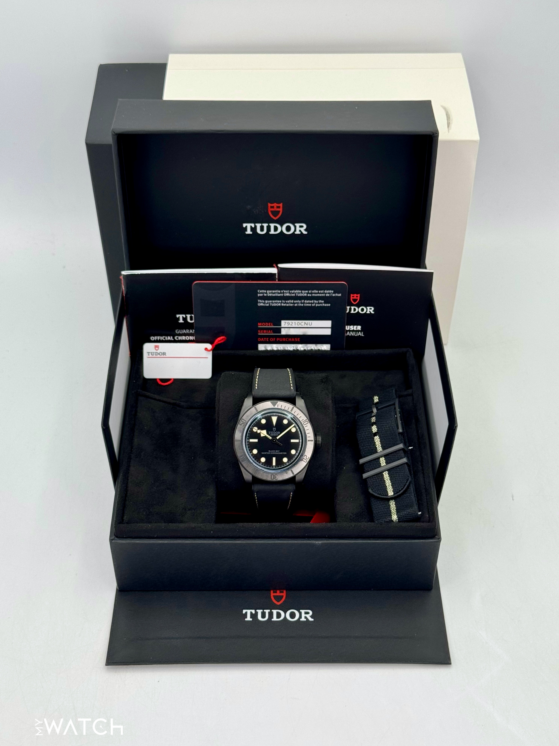 2023 Tudor Black Bay Ceramic 41mm 79210CNU Black Domed Dial - MyWatchLLC