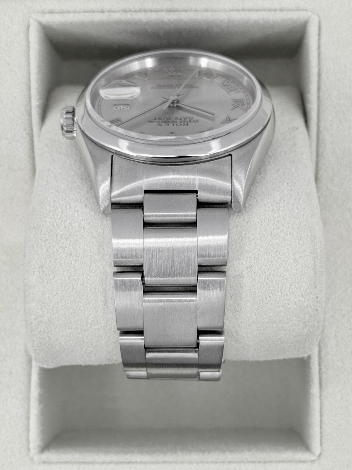 2004 Rolex Datejust 36mm 16200 Stainless Steel Oyster Silver Dial - MyWatchLLC