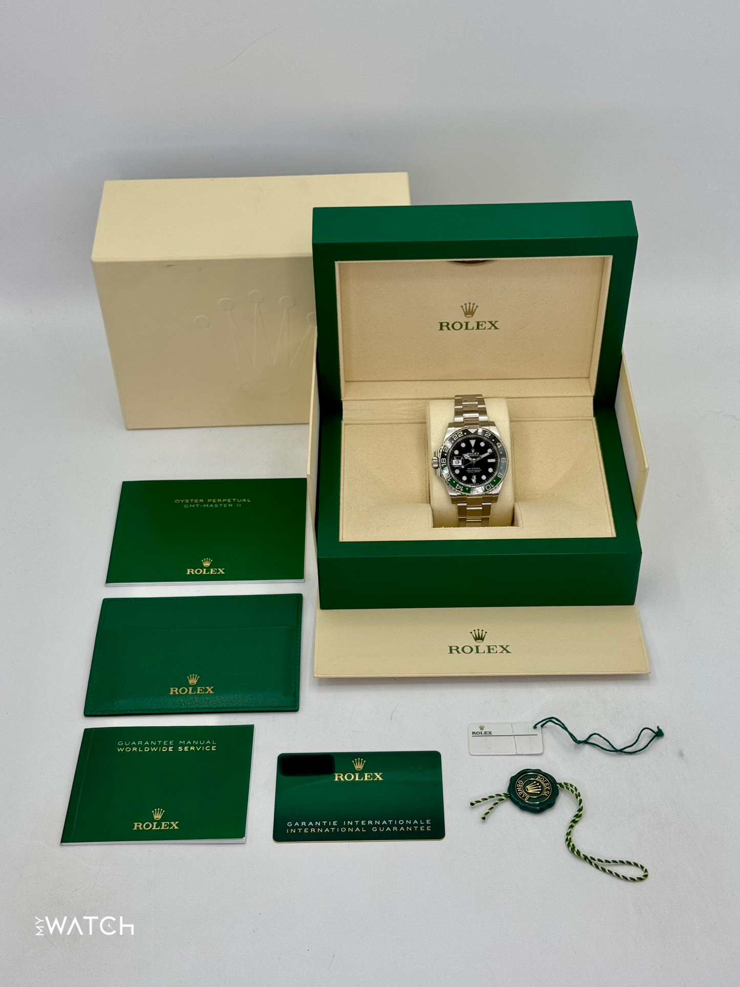 2025 Rolex GMT-Master II "Sprite" 40mm 126720VTNR Oyster - MyWatchLLC