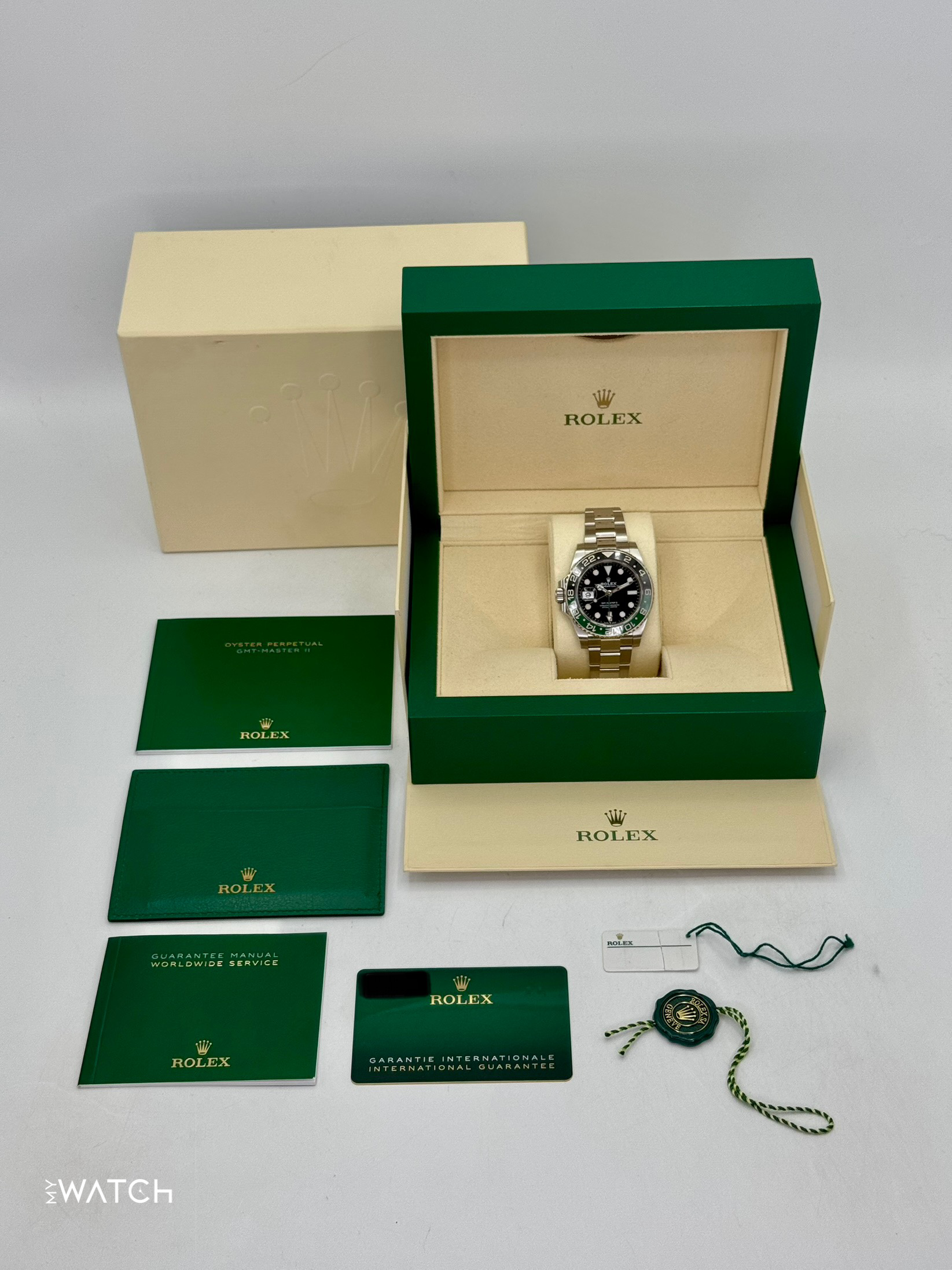 2025 Rolex GMT-Master II "Sprite" 40mm 126720VTNR Oyster - MyWatchLLC