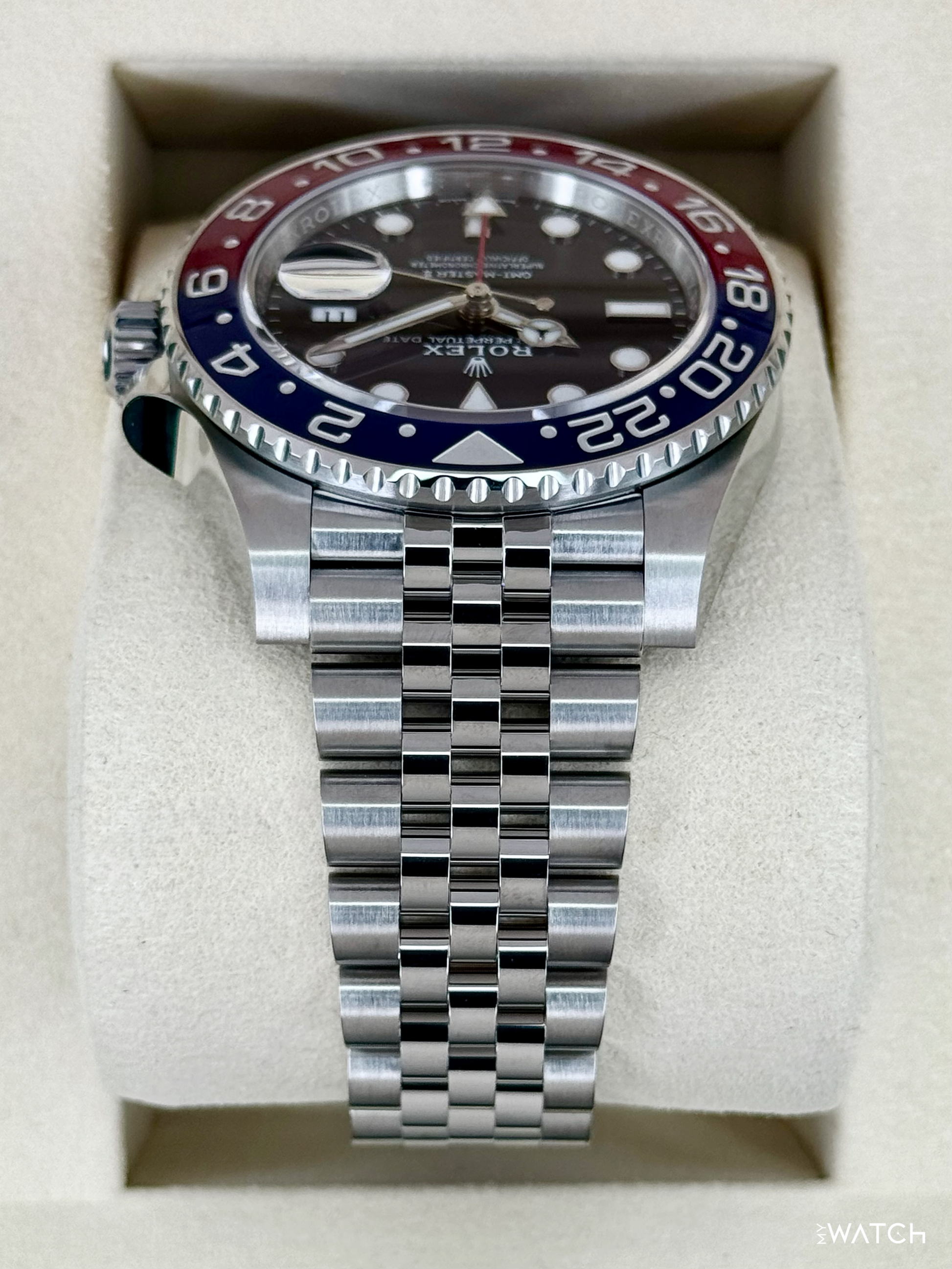 NEW 2026 Rolex GMT-Master II "Pepsi" 40mm 126710BLRO Jubilee - MyWatchLLC