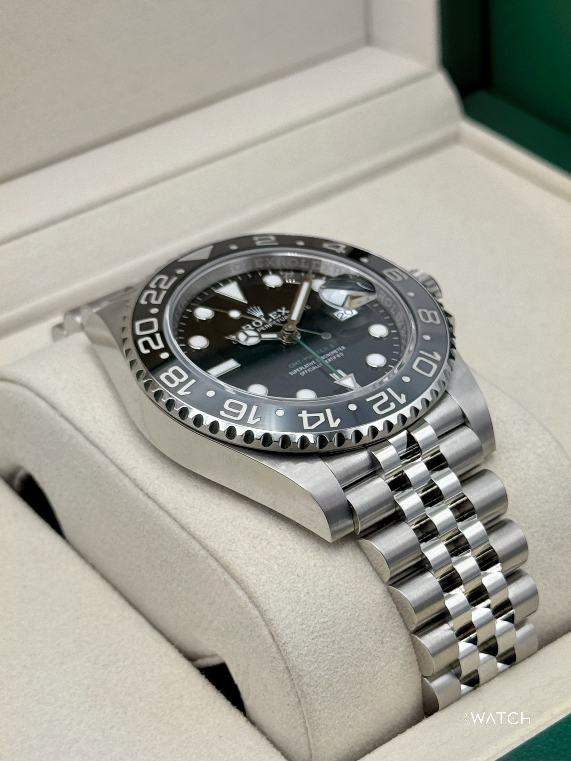 NEW 2025 Rolex GMT-Master II "Bruce Wayne" 40mm 126710GRNR Jubilee - MyWatchLLC