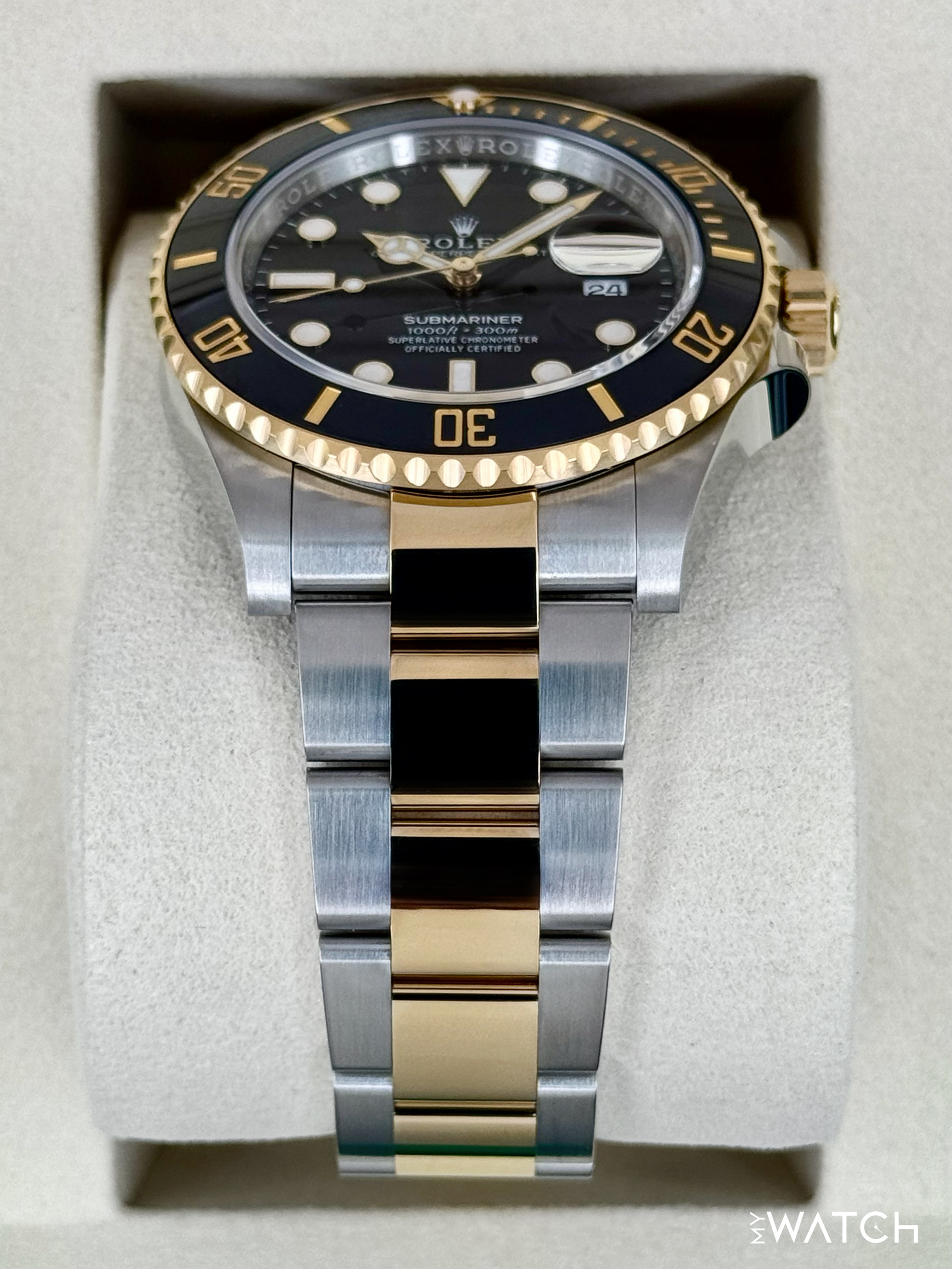 NEW 2025 Rolex Submariner 41mm 126613LN Two-Tone Black Dial - MyWatchLLC