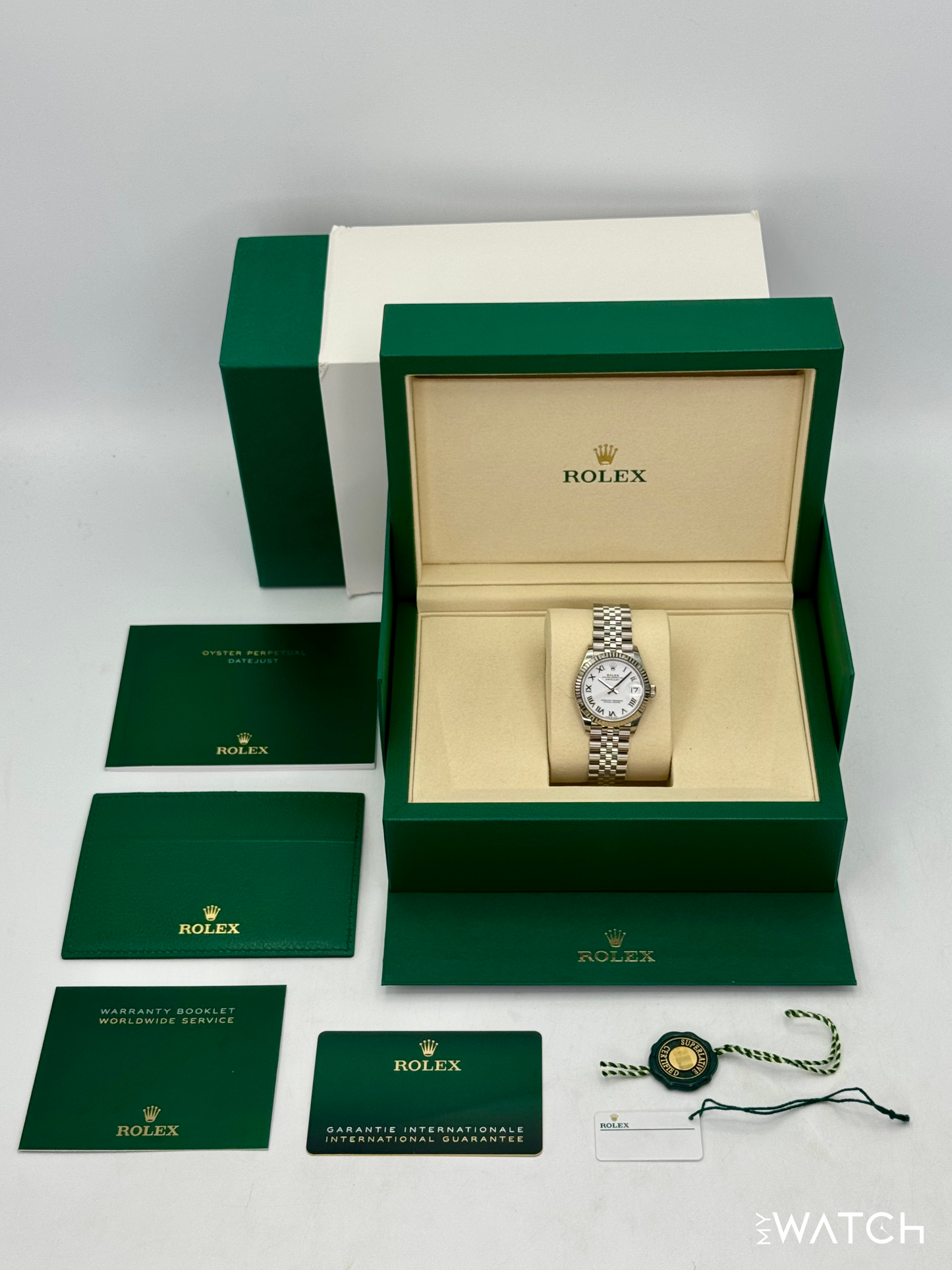 NEW 2025 Rolex Datejust 31mm 278274 Stainless Steel Jubilee White Dial