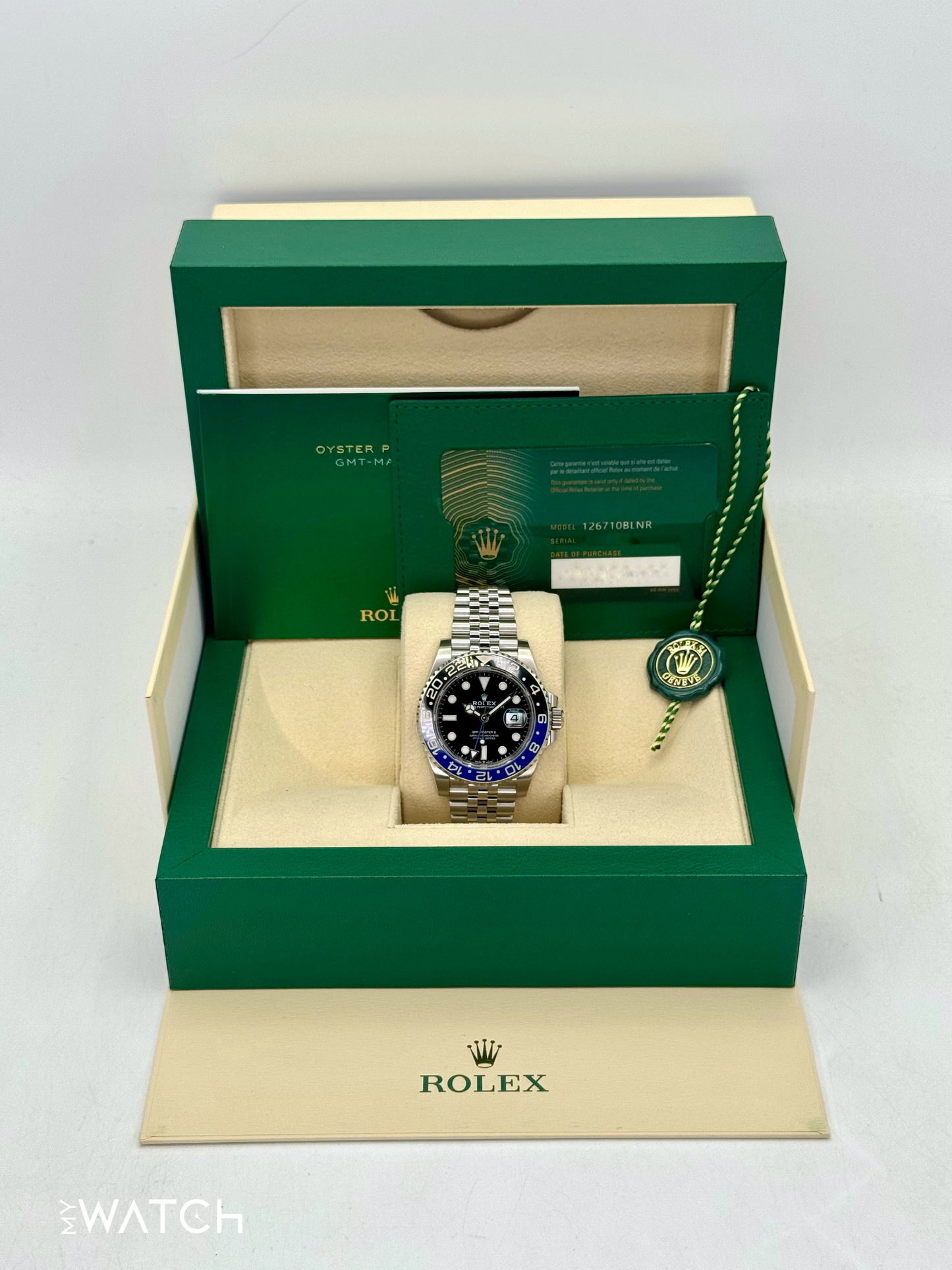 2023 Rolex GMT-Master II "Batgirl" 40mm 126710BLNR Jubilee Black Dial