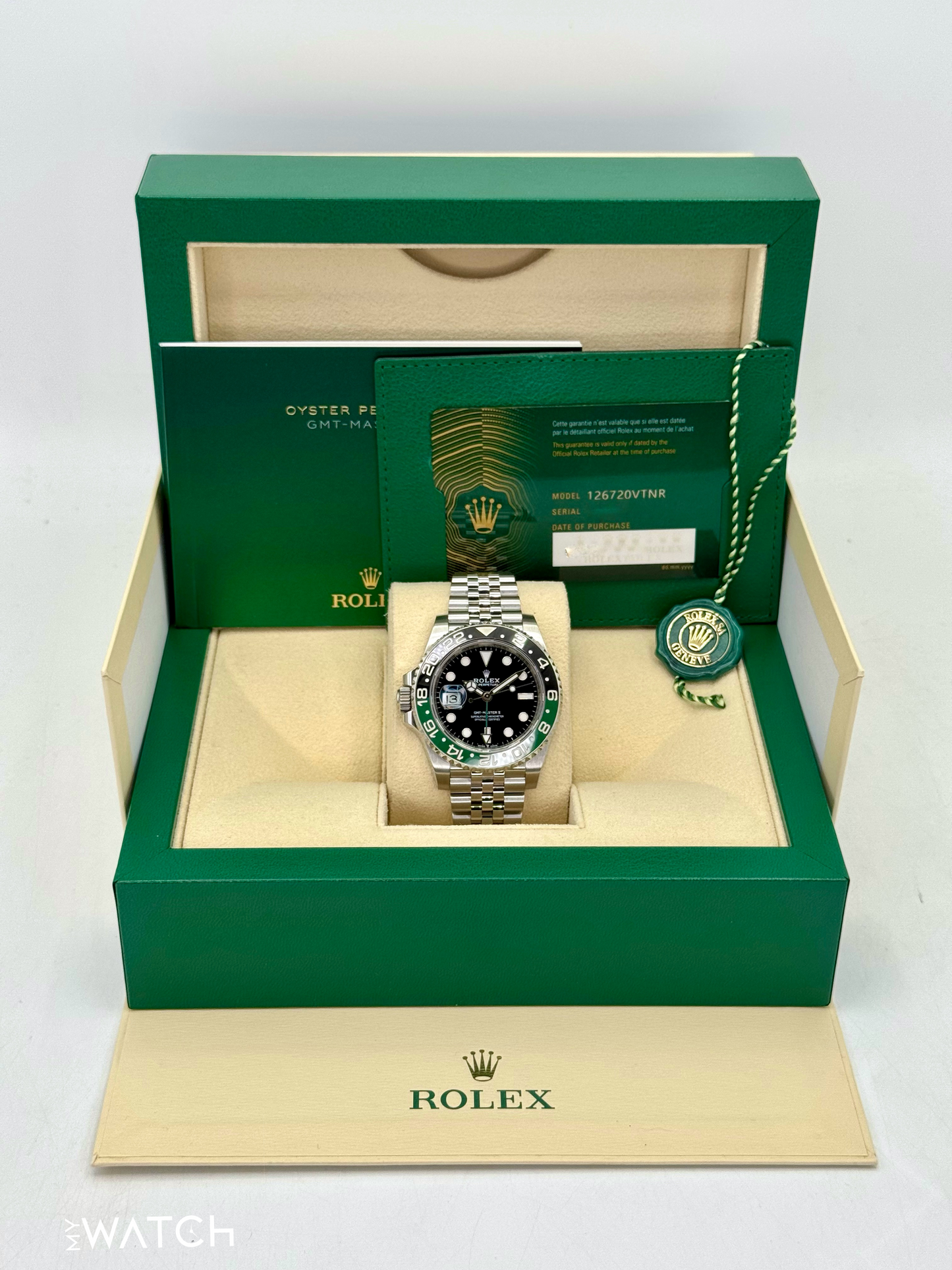 2024 Rolex GMT-Master II "Sprite" 40mm 126720VTNR Jubilee