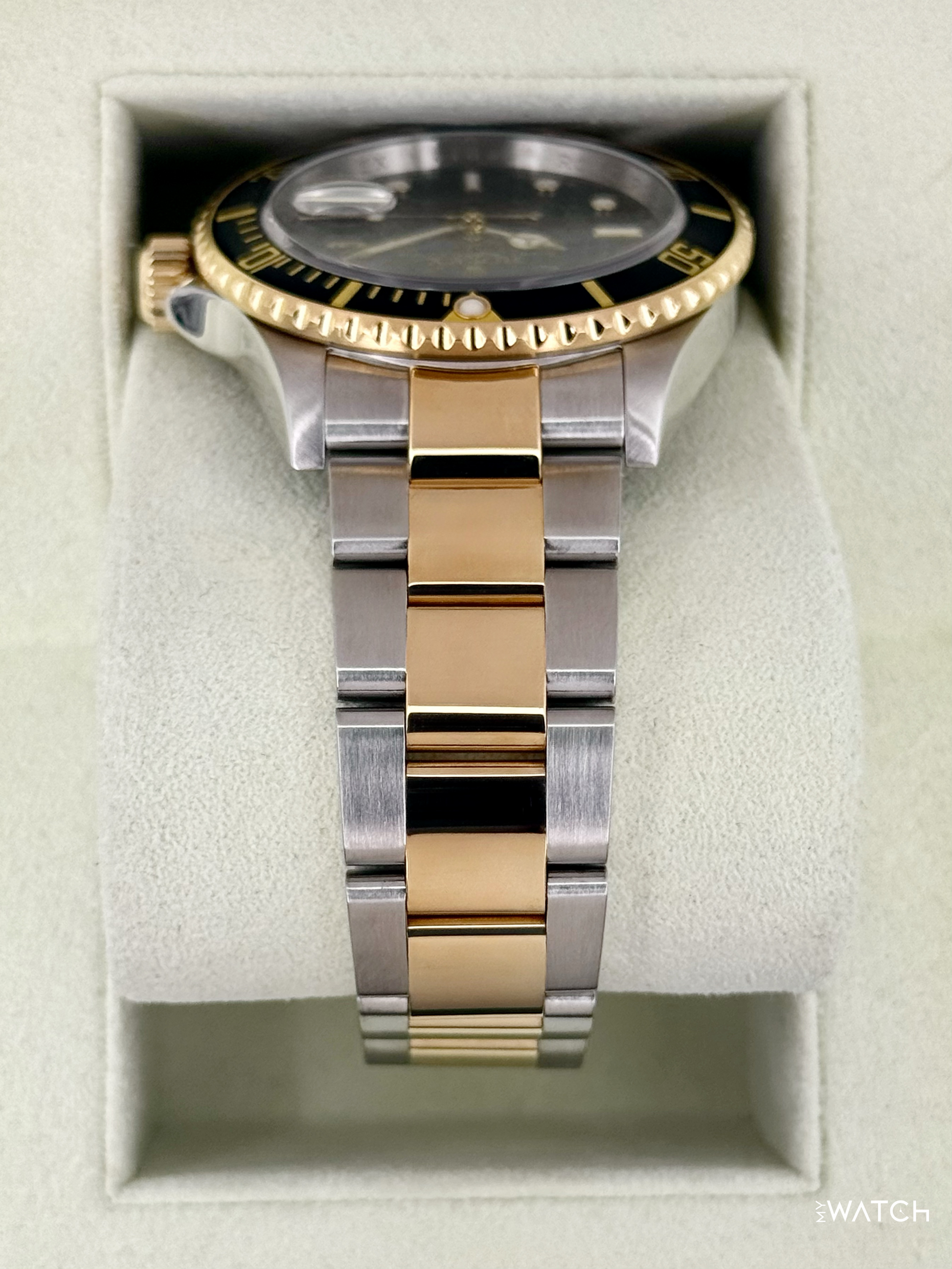 2009 Rolex Submariner 40mm 16613LN Two-Tone Black Dial - MyWatchLLC
