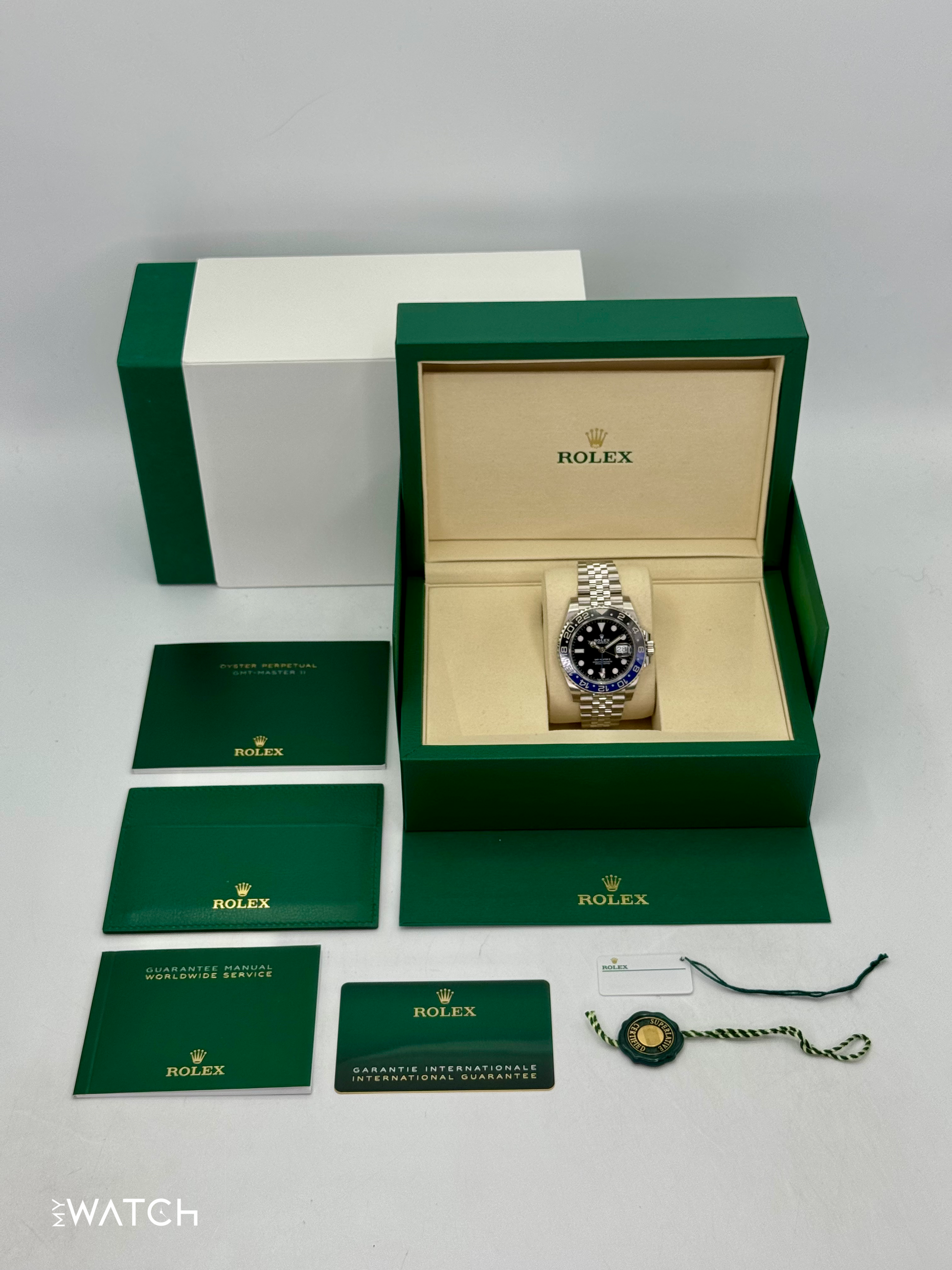 NEW 2025 Rolex GMT-Master II "Batgirl" 40mm 126710BLNR Jubilee - MyWatchLLC