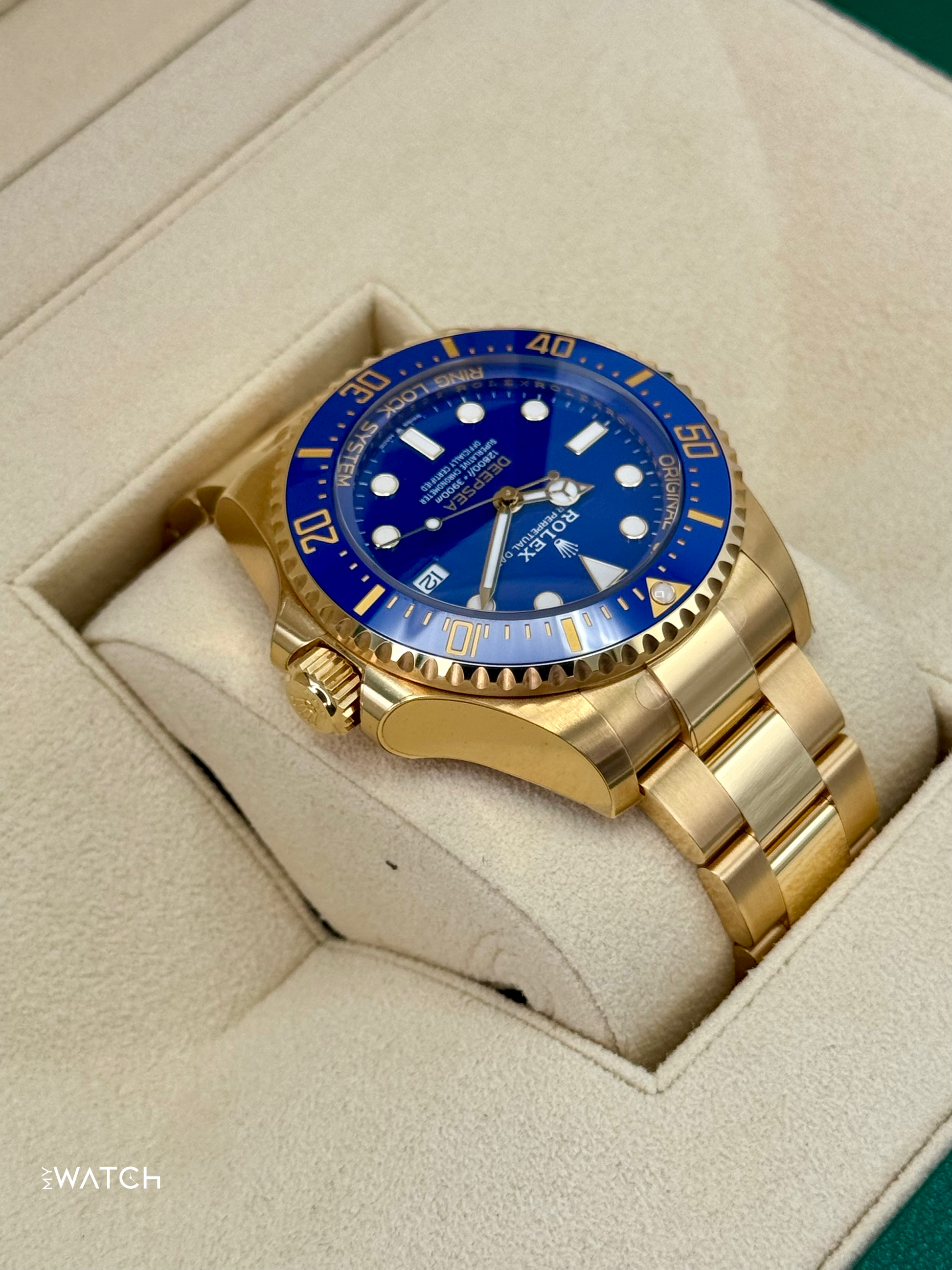 NEW 2025 Rolex Deepsea 44mm 136668LB Yellow Gold Blue Dial (STICKERED) - MyWatchLLC