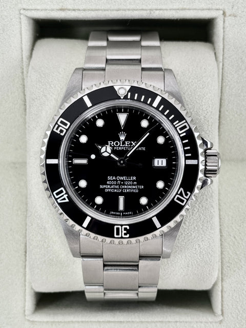 2007 Rolex Sea-Dweller 40mm 16600 Stainless Steel Black Dial (Collectors Set)
