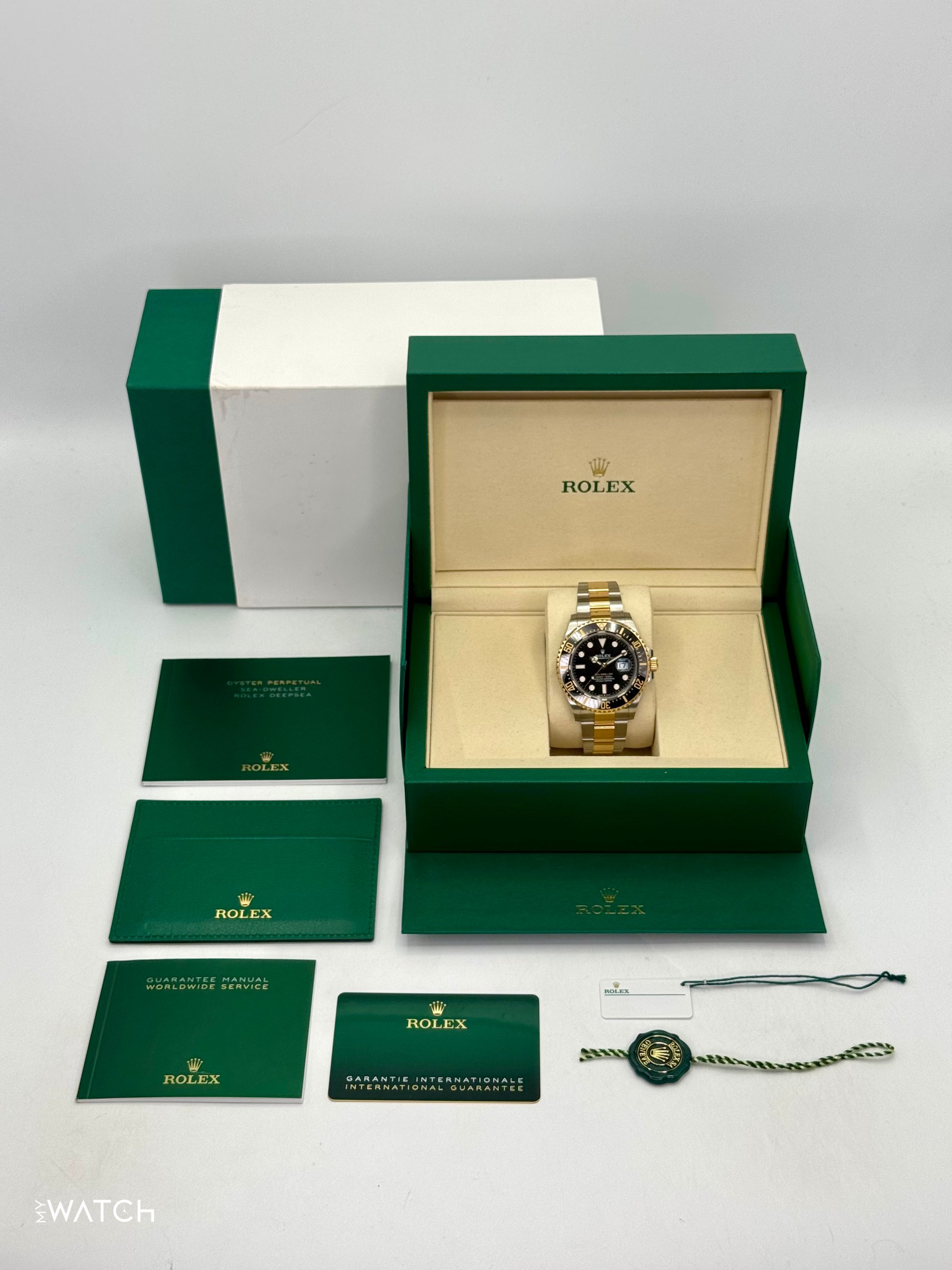 2025 Rolex Sea-Dweller 43mm 126603 Two-Tone Black Dial - MyWatchLLC