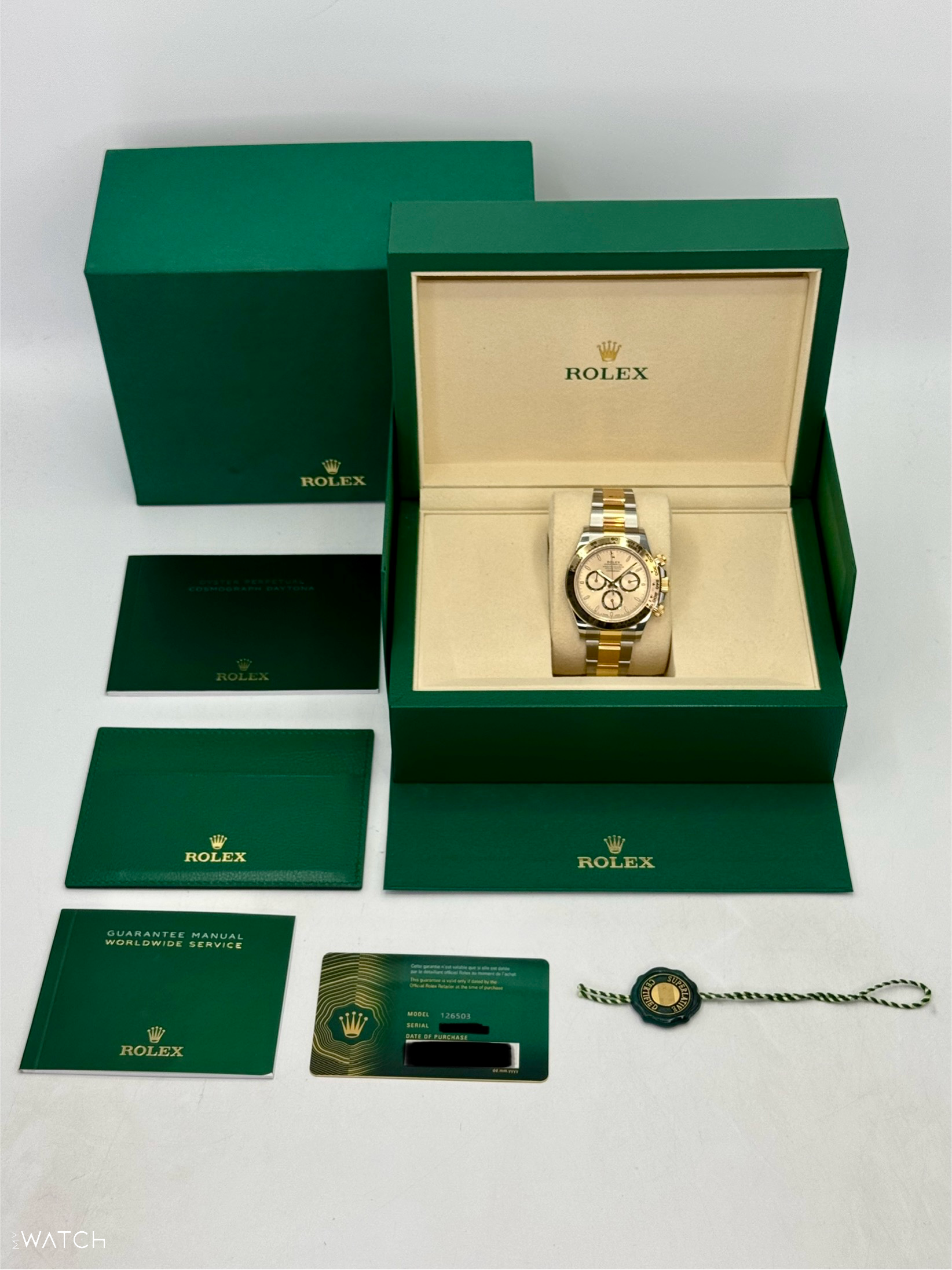 NEW 2025 Rolex Daytona 40mm 126503 Two-Tone Champagne Dial - MyWatchLLC