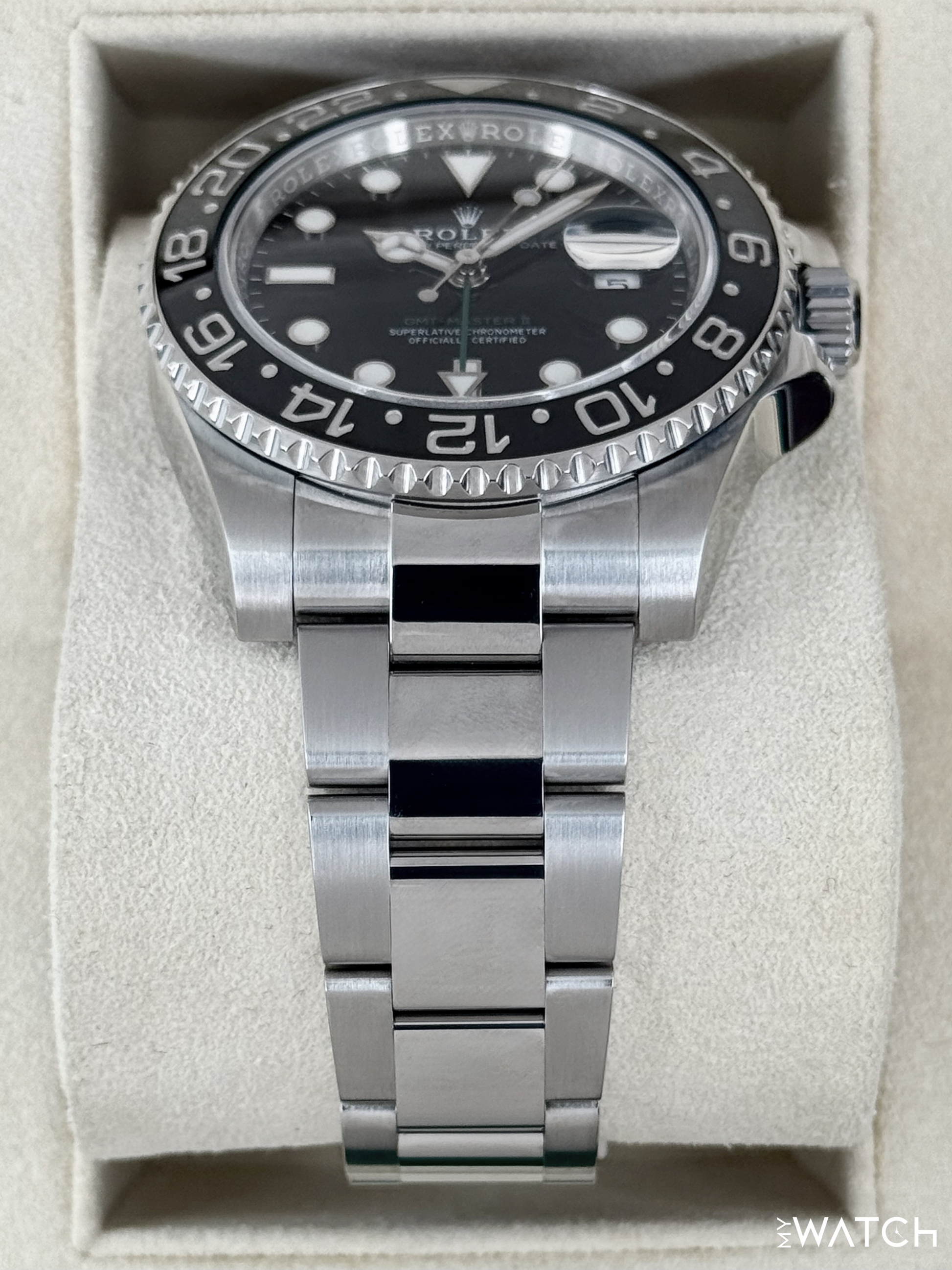 2018 Rolex GMT-Master II 40mm 116710LN Stainless Steel Black Dial - MyWatchLLC