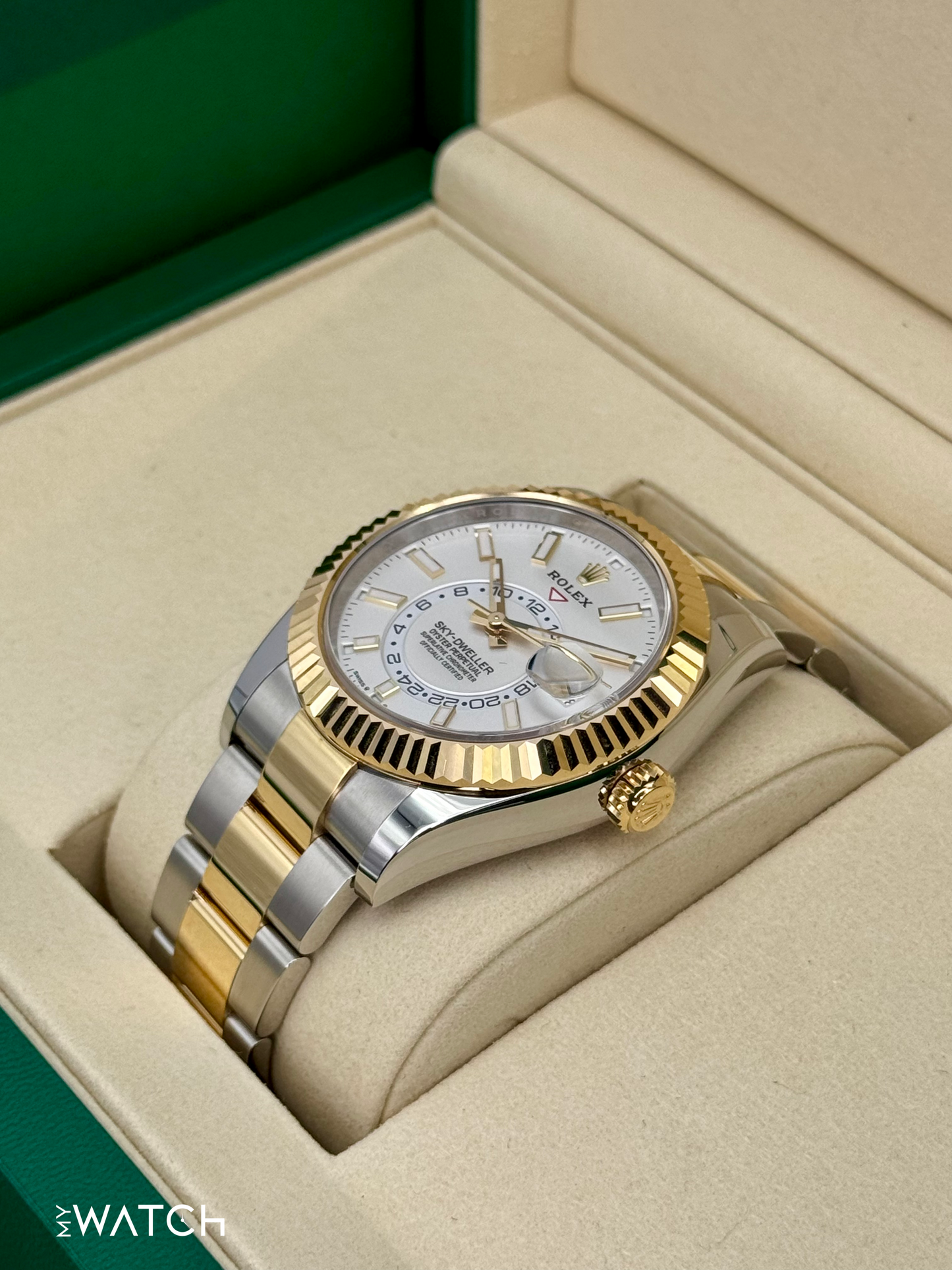 NEW 2025 Rolex Sky-Dweller 42mm 336933 Oyster White Dial
