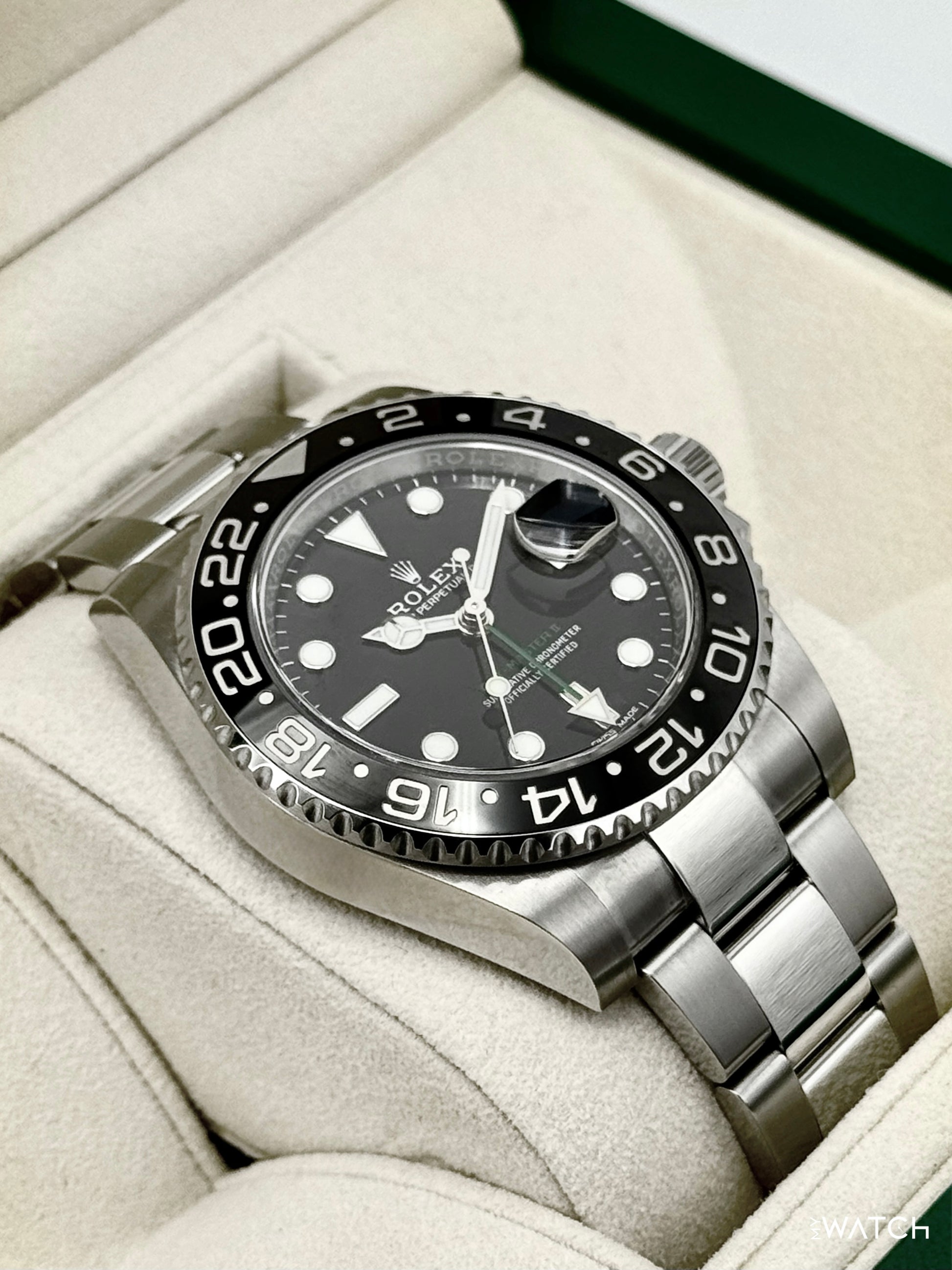 2018 Rolex GMT-Master II 40mm 116710LN Stainless Steel Black Dial - MyWatchLLC