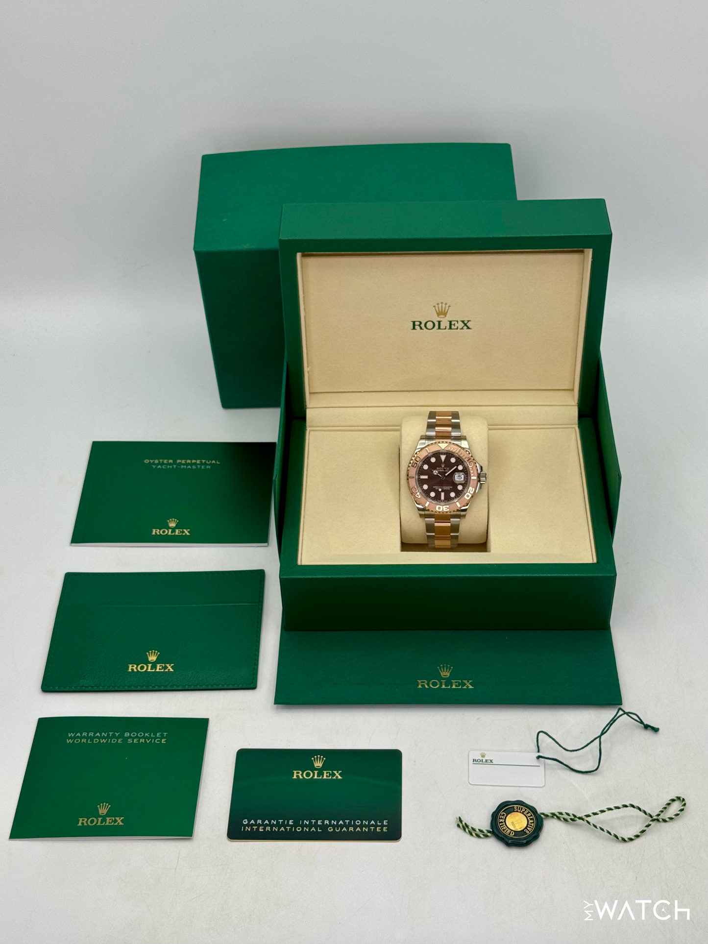 2025 Rolex Yacht-Master 40mm 126621 Two-Tone Chocolate Dial - MyWatchLLC