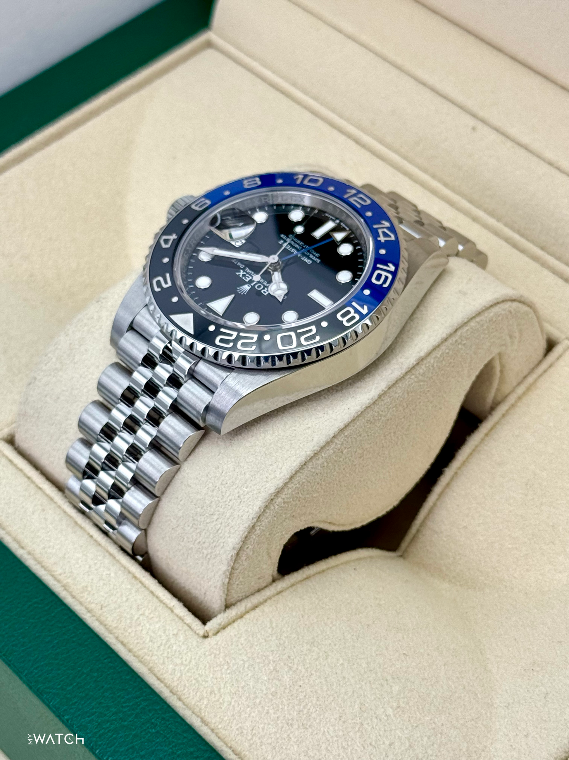 2025 Rolex GMT-Master II "Batgirl" 40mm 126710BLNR Jubilee - MyWatchLLC