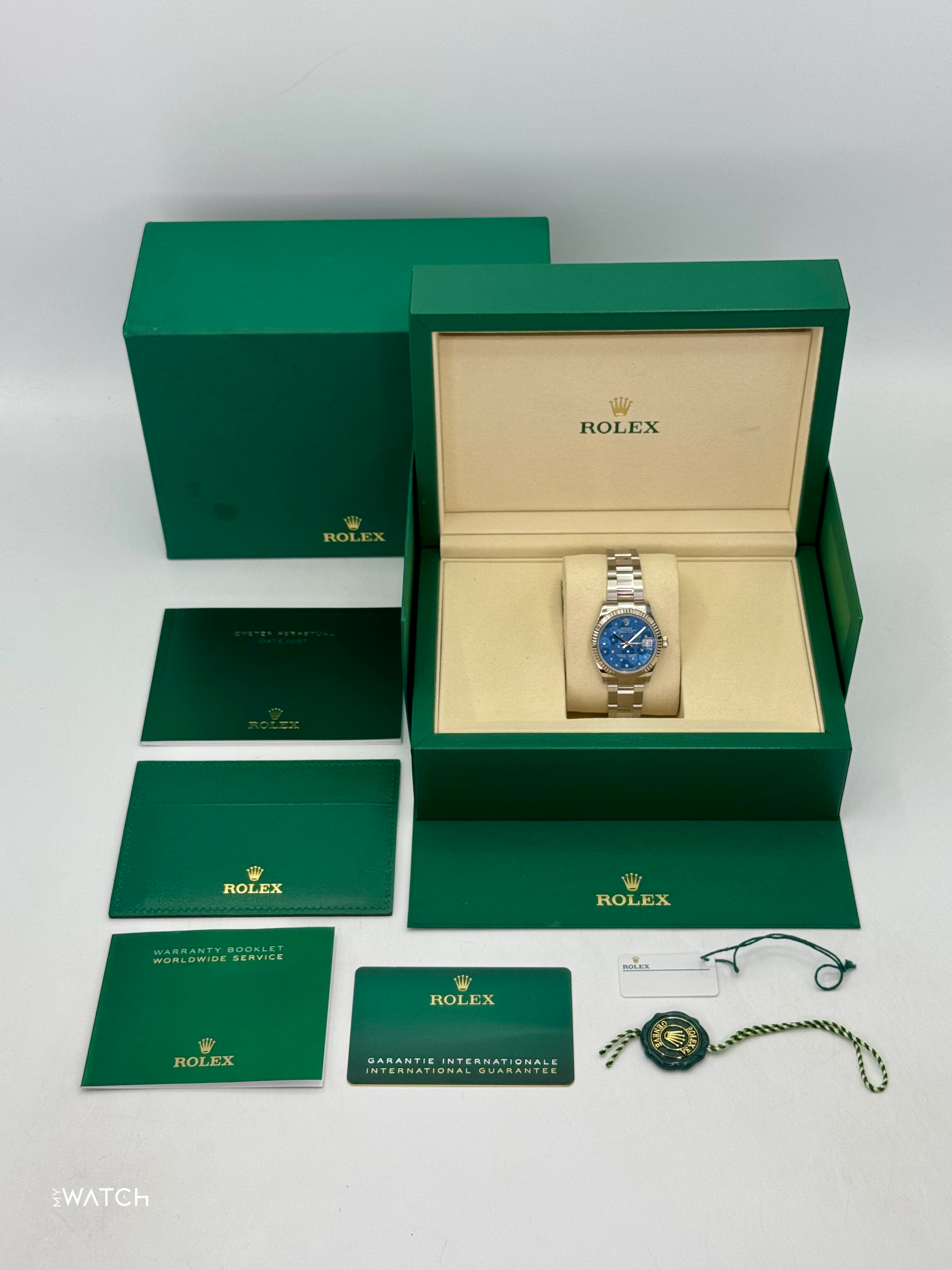 2025 Rolex Lady Datejust 31mm 278274 Stainless Steel Oyster Floral Dial - MyWatchLLC