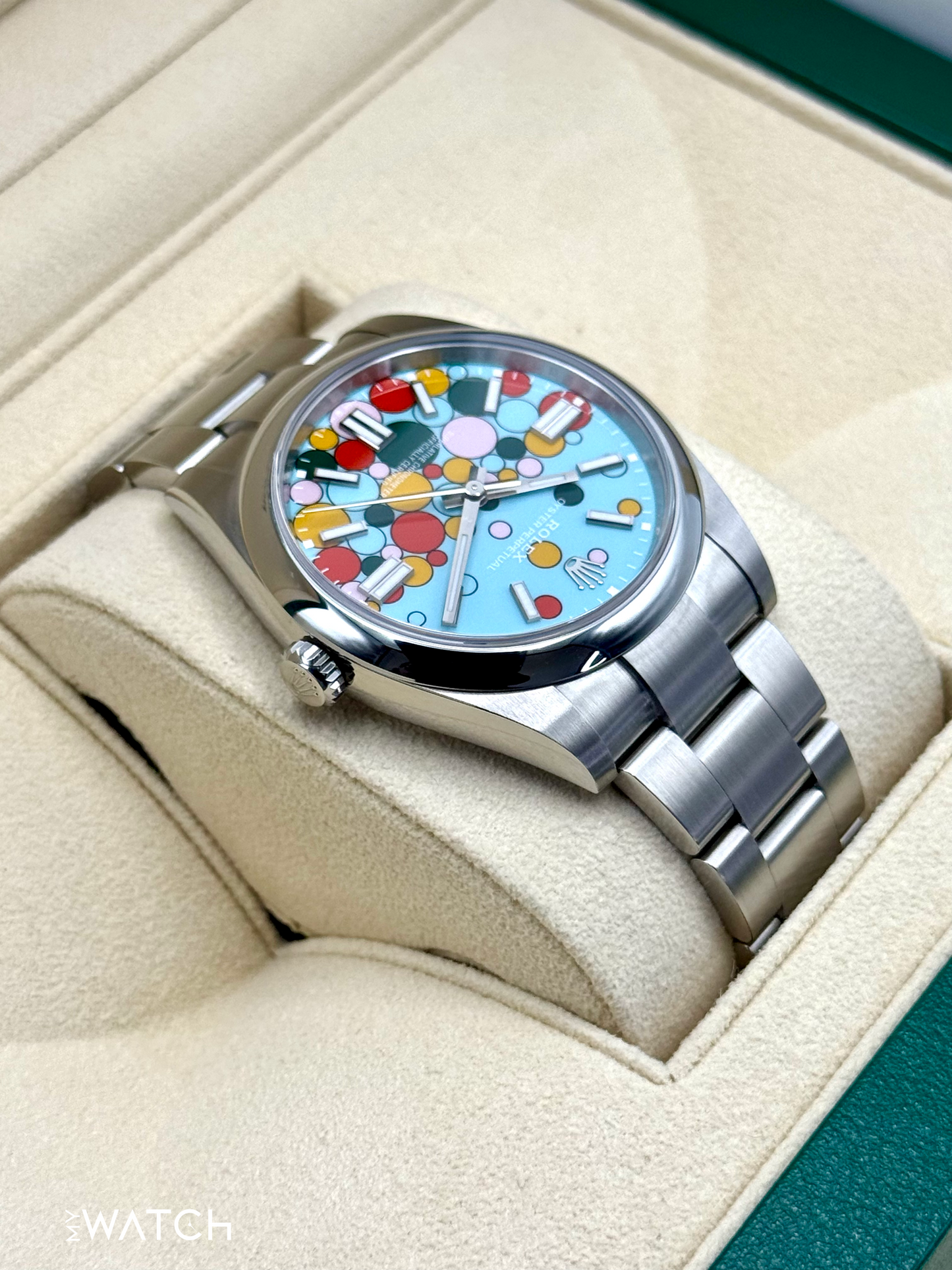 2024 Rolex Oyster Perpetual 41mm 124300 Celebration Dial