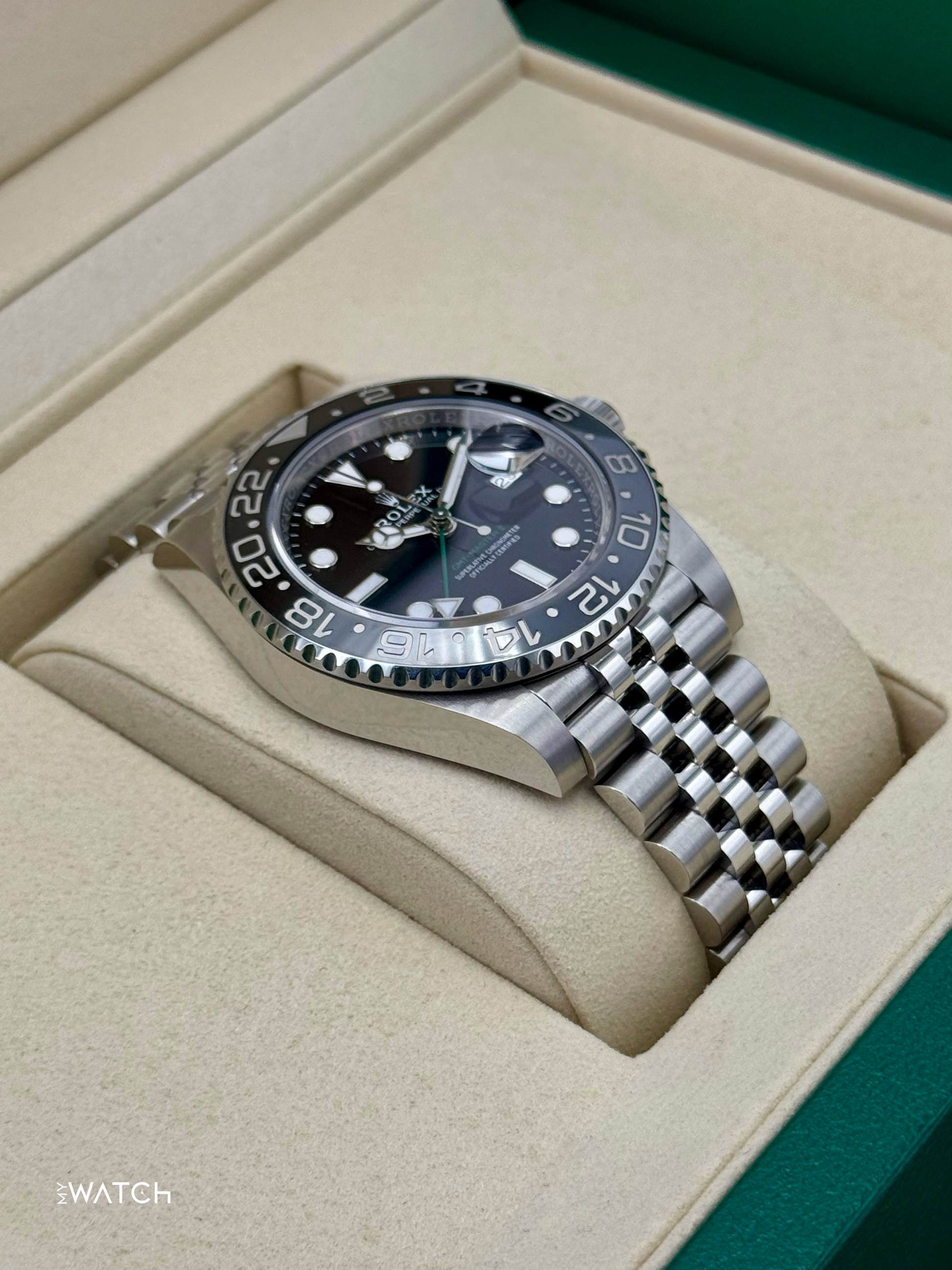 2025 Rolex GMT-Master II "Bruce Wayne" 40mm 126710GRNR Jubilee - MyWatchLLC