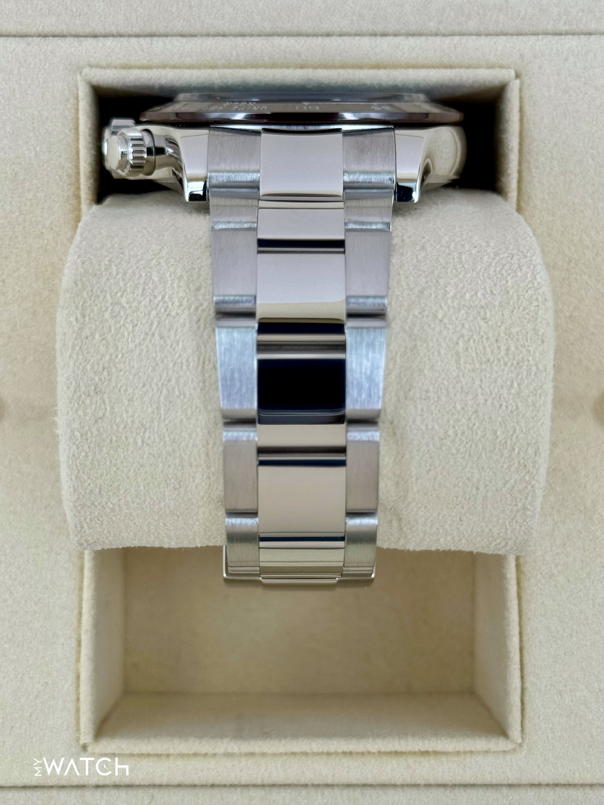 2020 Rolex Daytona 40mm 116506 Platinum Ice Blue Diamond Baguette Dial - MyWatchLLC