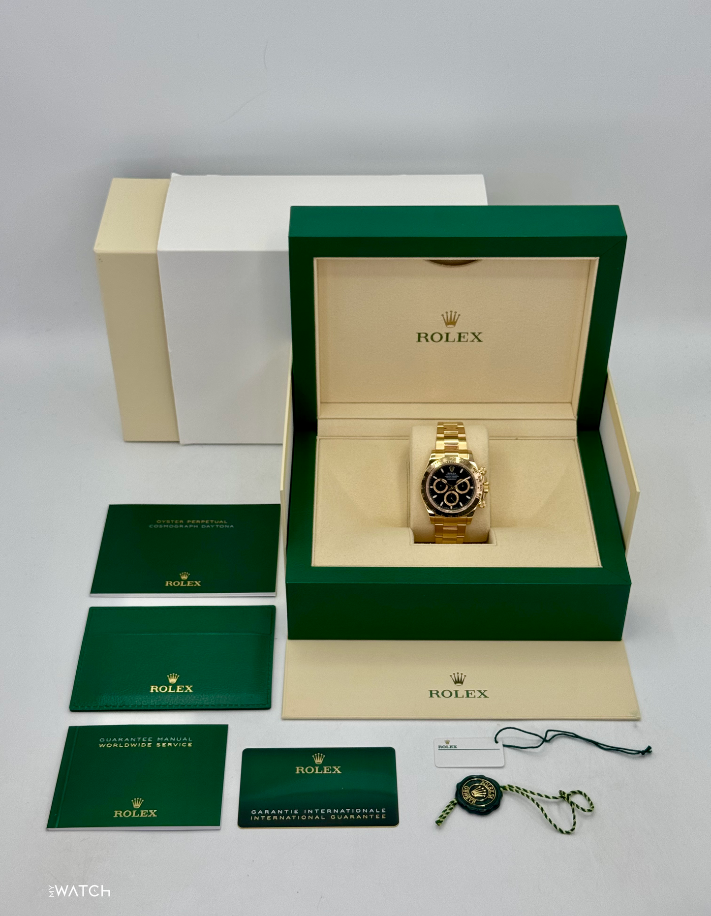 2025 Rolex Daytona 40mm 126508 18kt Yellow Gold Black Dial