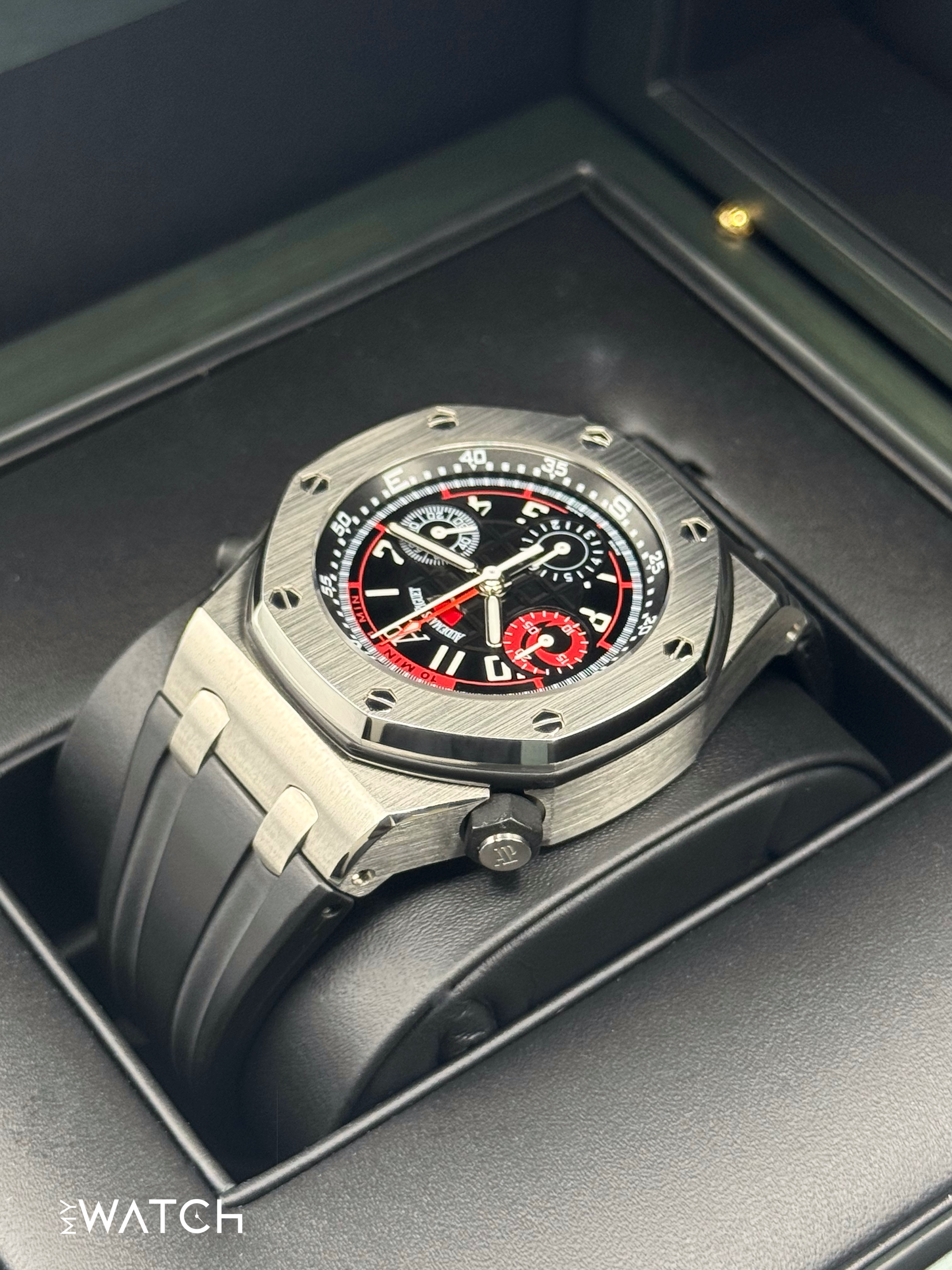 Audemars Piguet Royal Oak Offshore 44mm 26040ST Black Dial - MyWatchLLC