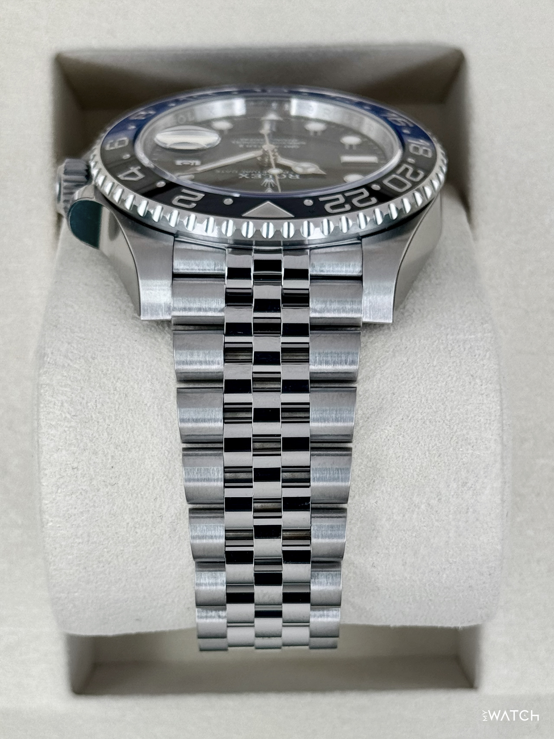 NEW 2026 Rolex GMT-Master II "Batgirl" 40mm 126710BLNR Jubilee (STICKERED) - MyWatchLLC