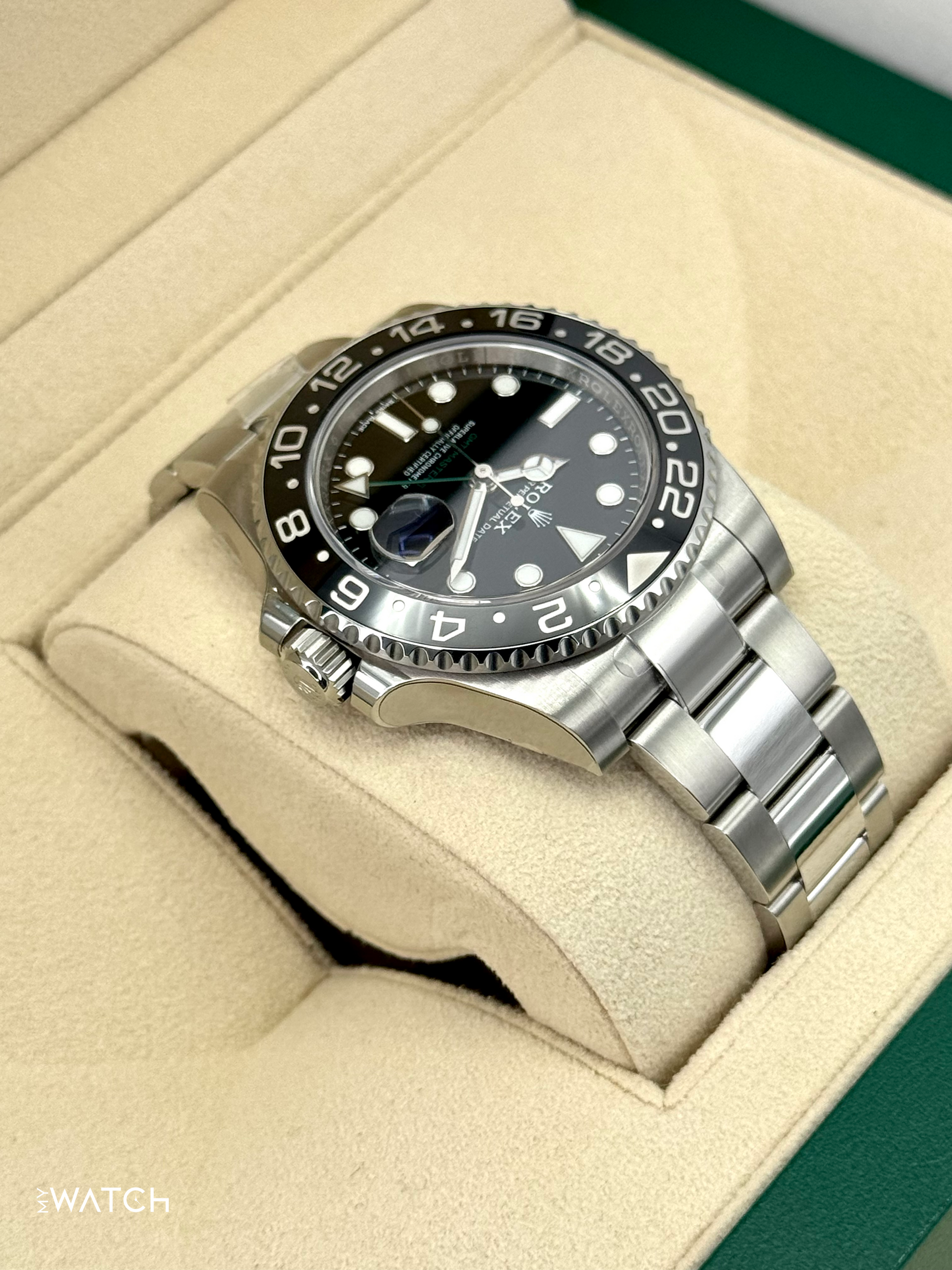 2017 Rolex GMT-Master II 40mm 116710LN Stainless Steel Black Dial (STICKERED) - MyWatchLLC