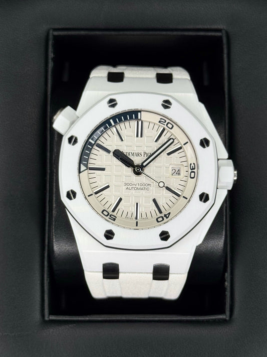 2015 Audemars Piguet Royal Oak Offshore Diver 42mm 15707CB Ceramic - MyWatchLLC