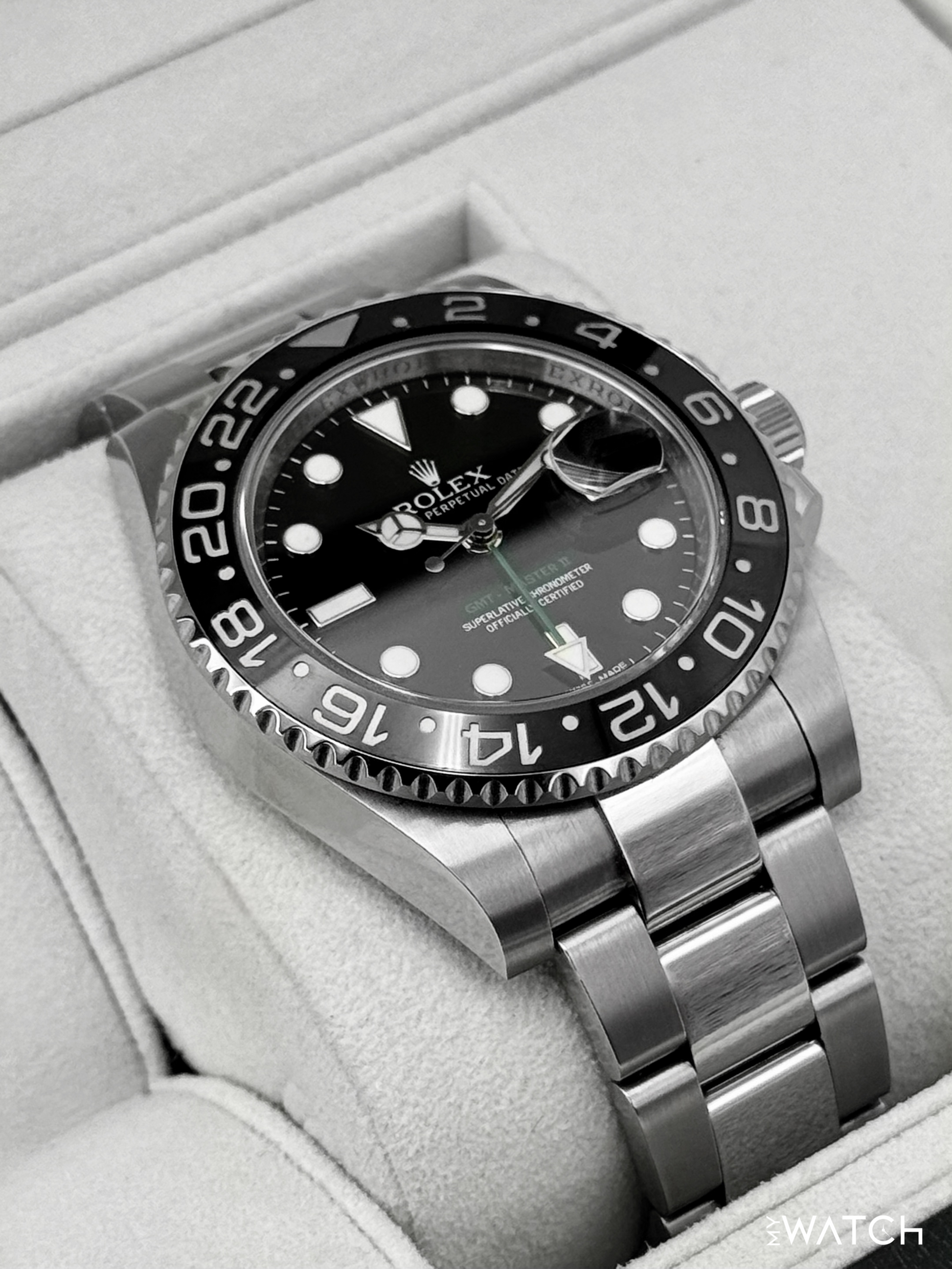 2014 Rolex GMT-Master II 40mm 116710LN Stainless Steel Black Dial - MyWatchLLC
