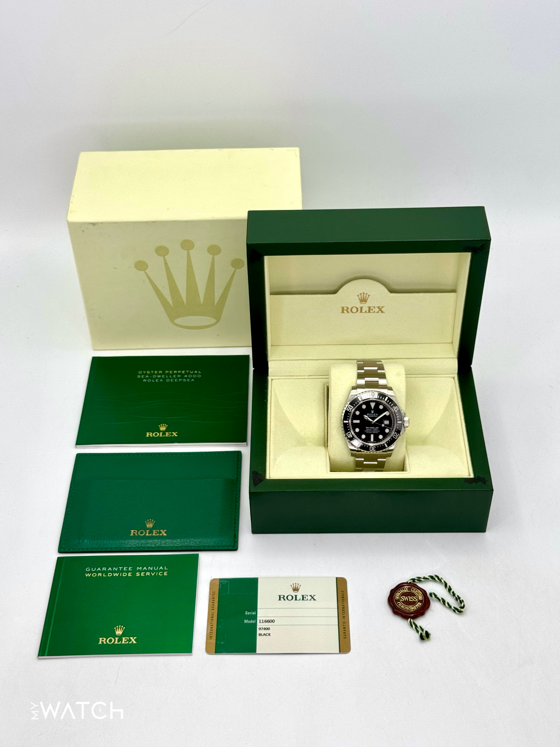 2015 Rolex Sea-Dweller 4000 "SD4K" 40mm 116600 Black Dial - MyWatchLLC