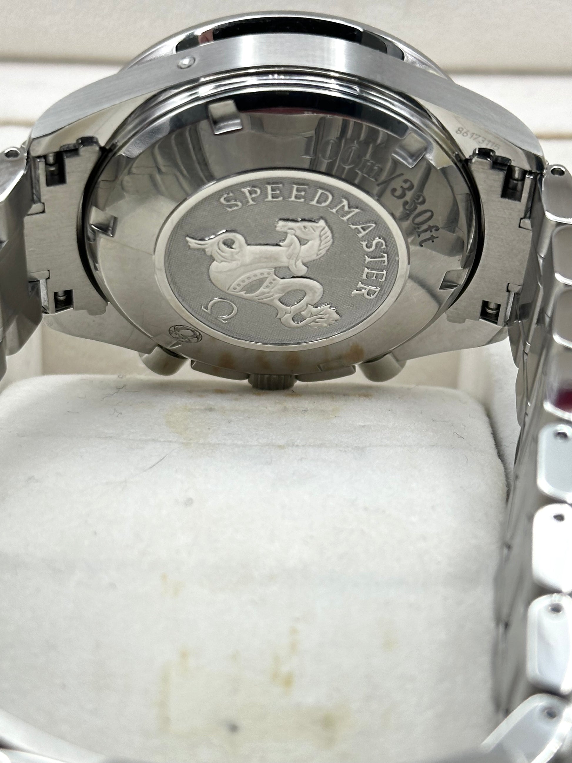 2013 Omega Speedmaster Date 40mm 323.30.40.40.06.001 Grey Dial - MyWatchLLC