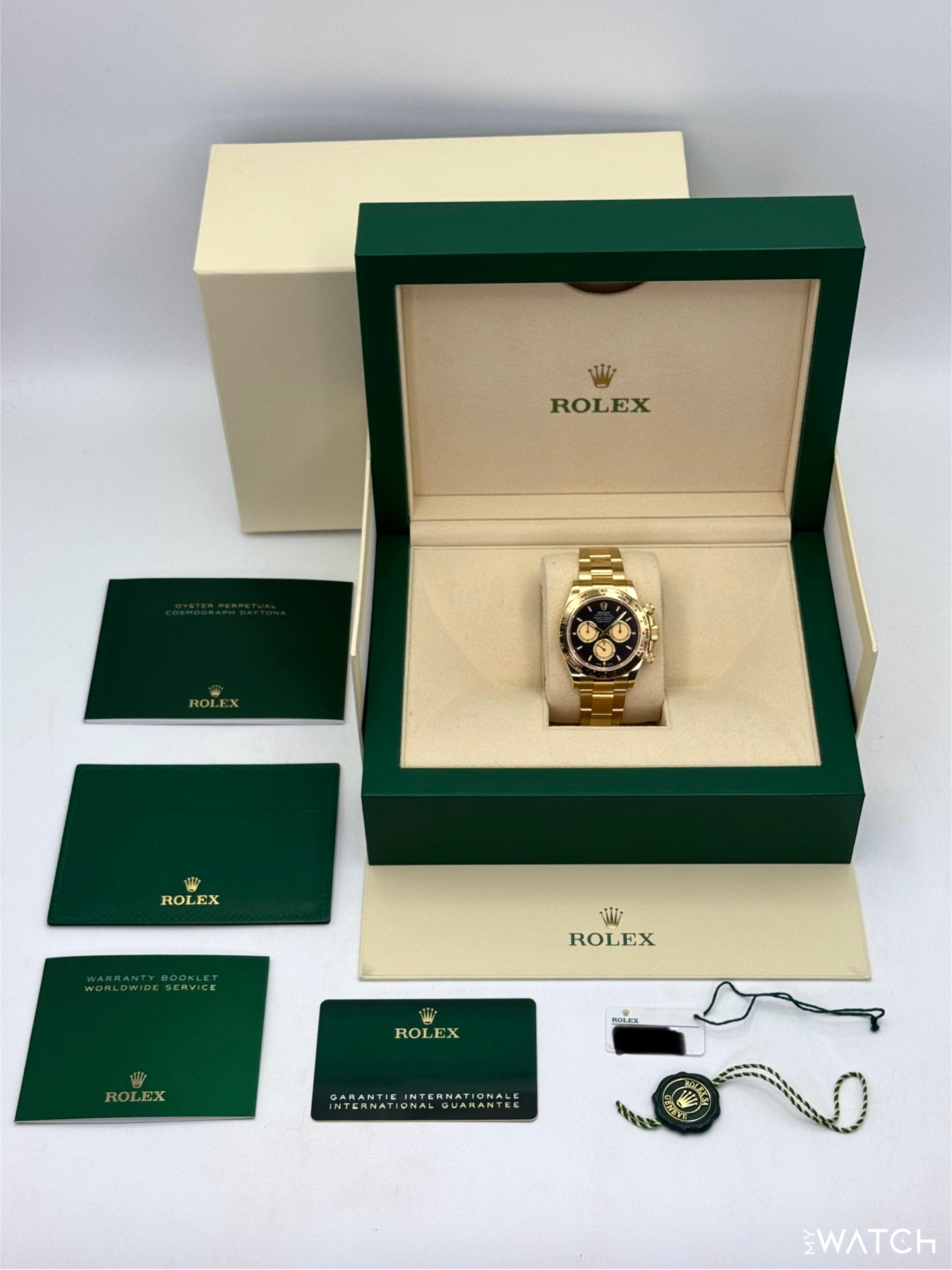 2025 Rolex Daytona "Paul Newman" 40mm 126508 18K Yellow Gold Black Dial - MyWatchLLC