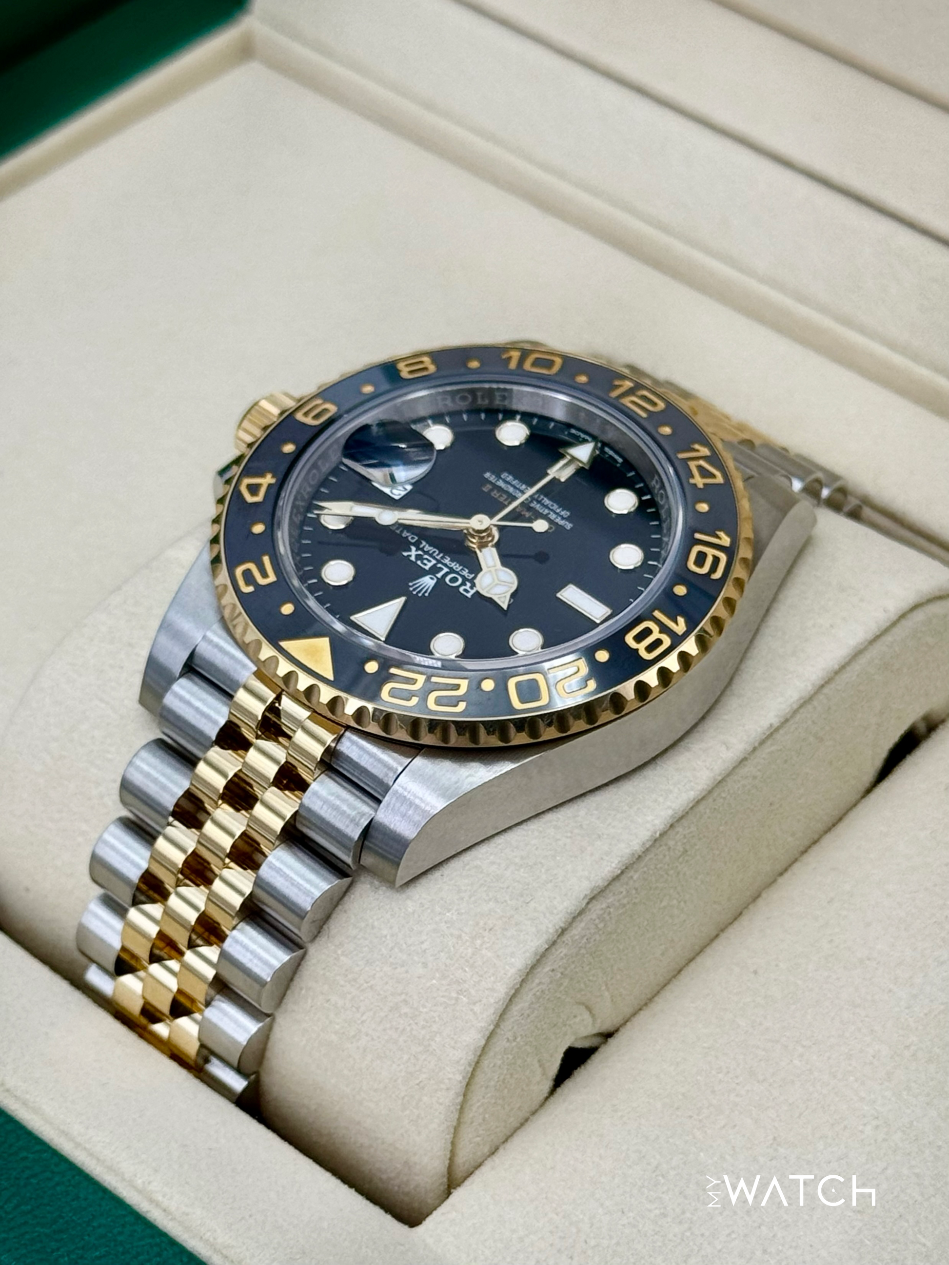 NEW 2025 Rolex GMT-Master II 40mm 126713GRNR Two-Tone Jubilee - MyWatchLLC