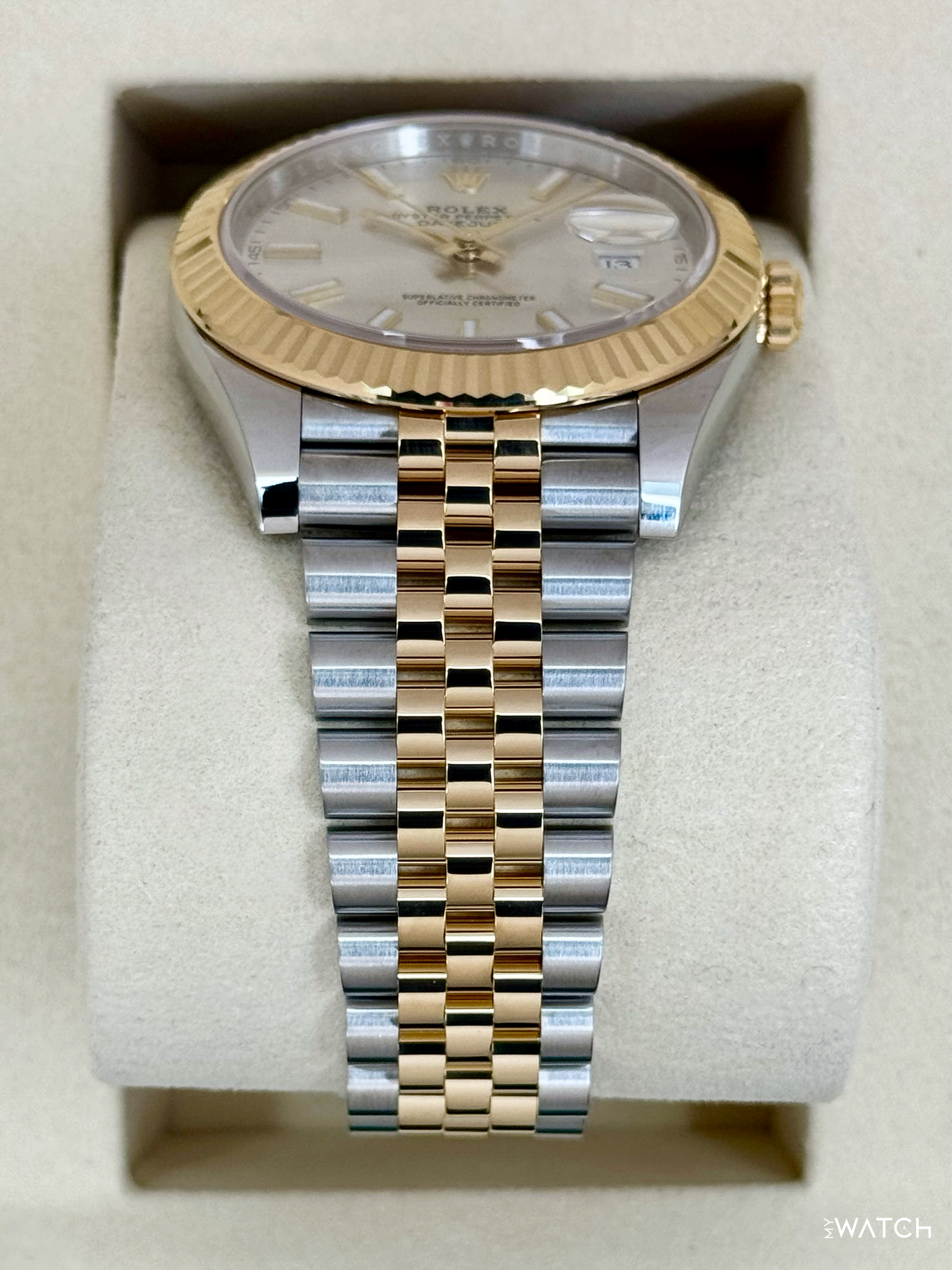 2025 Rolex Datejust 41mm 126333 Two-Tone Jubilee Silver Dial - MyWatchLLC