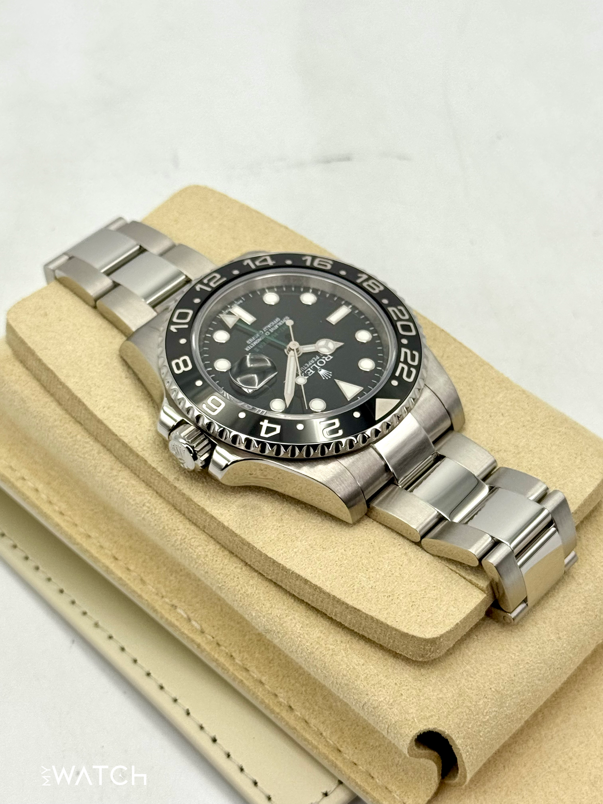 2024 CPO Rolex GMT-Master II 40mm 116710LN Black Dial - MyWatchLLC