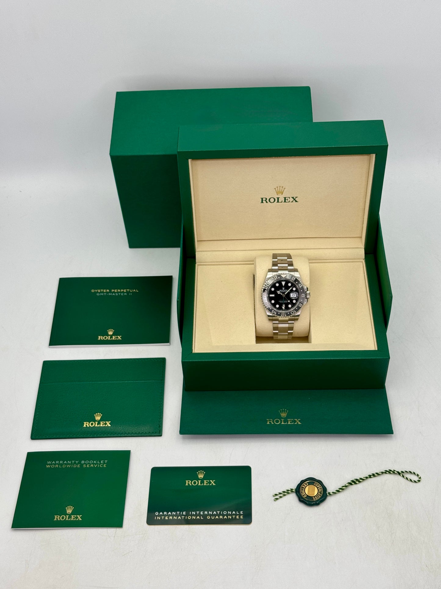 2025 Rolex GMT-Master II "Bruce Wayne" 40mm 126710GRNR Oyster