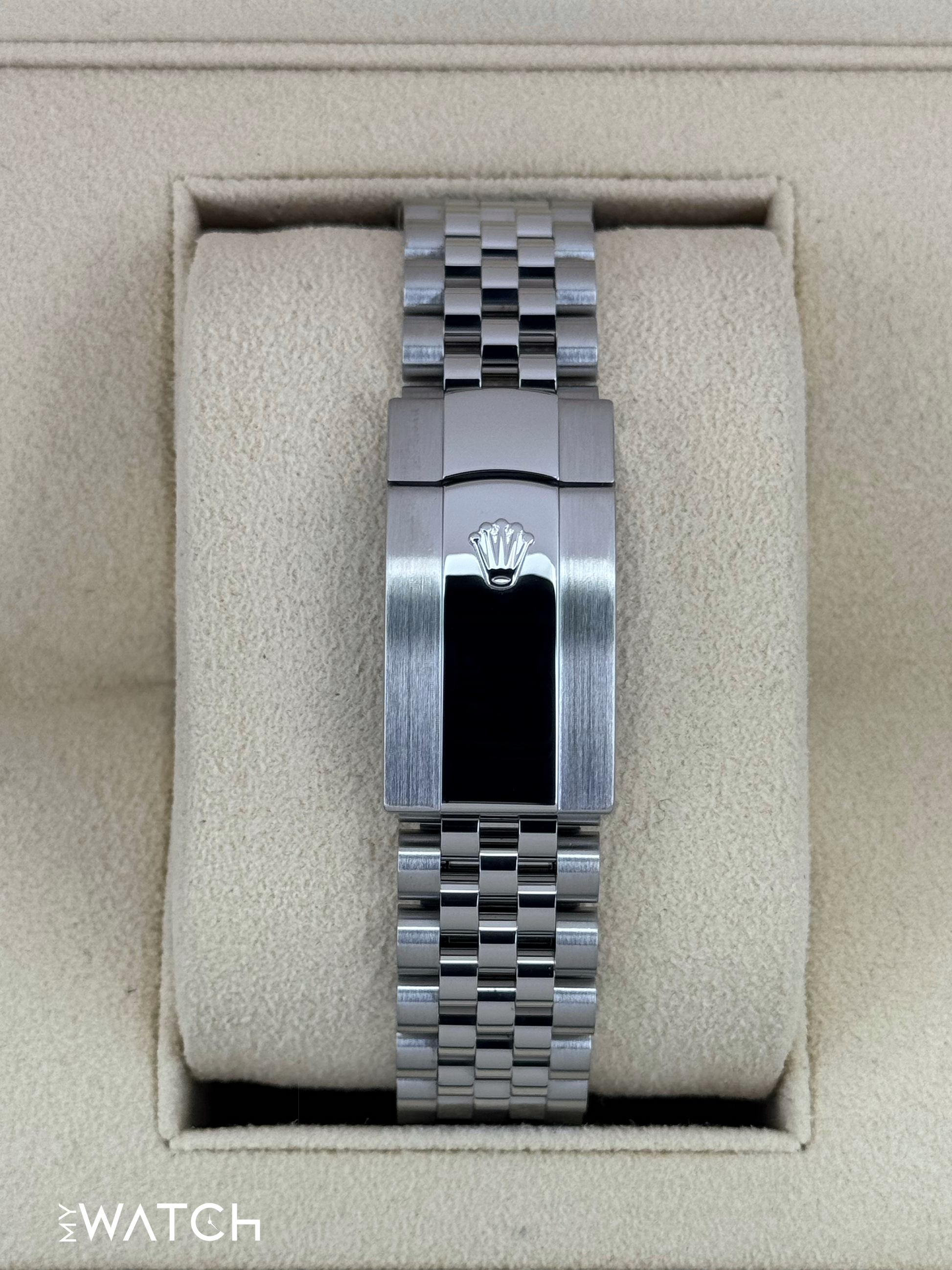 2022 Rolex Datejust 41mm 126334 Stainless Steel Jubilee White Dial - MyWatchLLC