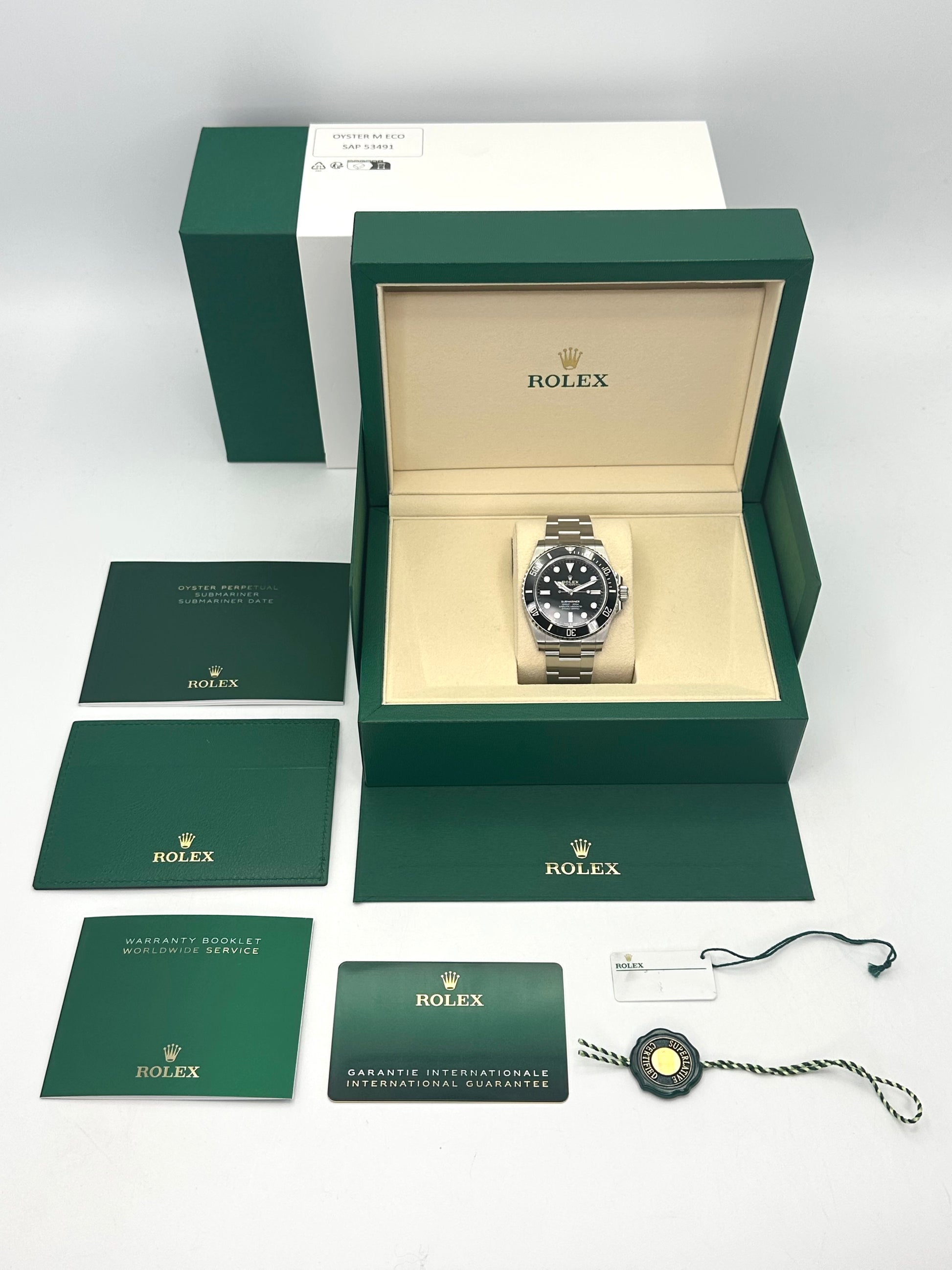 NEW 2025 Rolex Submariner 41mm 124060 Stainless Steel Black Dial - MyWatchLLC