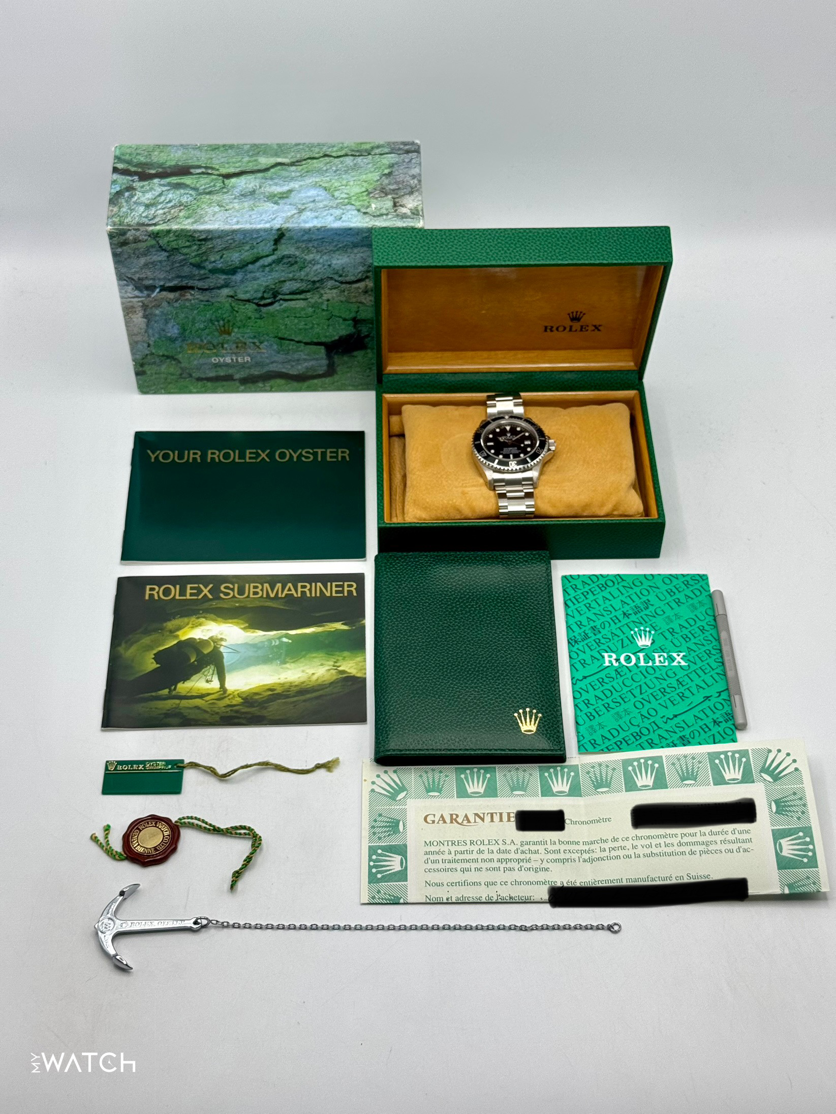 2001 Rolex Sea-Dweller 40mm 16600 Stainless Steel Black Dial "Collectors Set" - MyWatchLLC